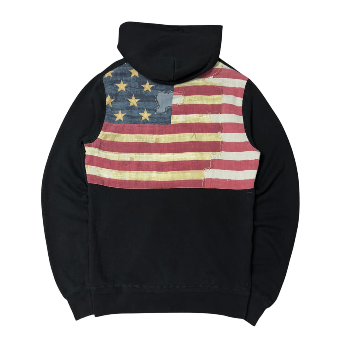 (S) 데님 앤 서플라이 랄프로렌 성조기 후드집업 블랙 상품이미지1