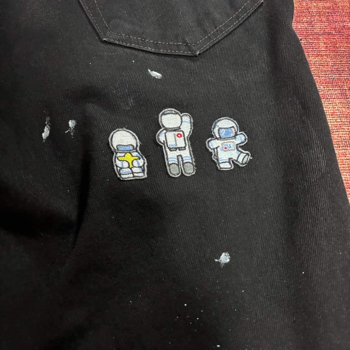 리바이스 550 흑청 패치워크 부츠컷 상품이미지5