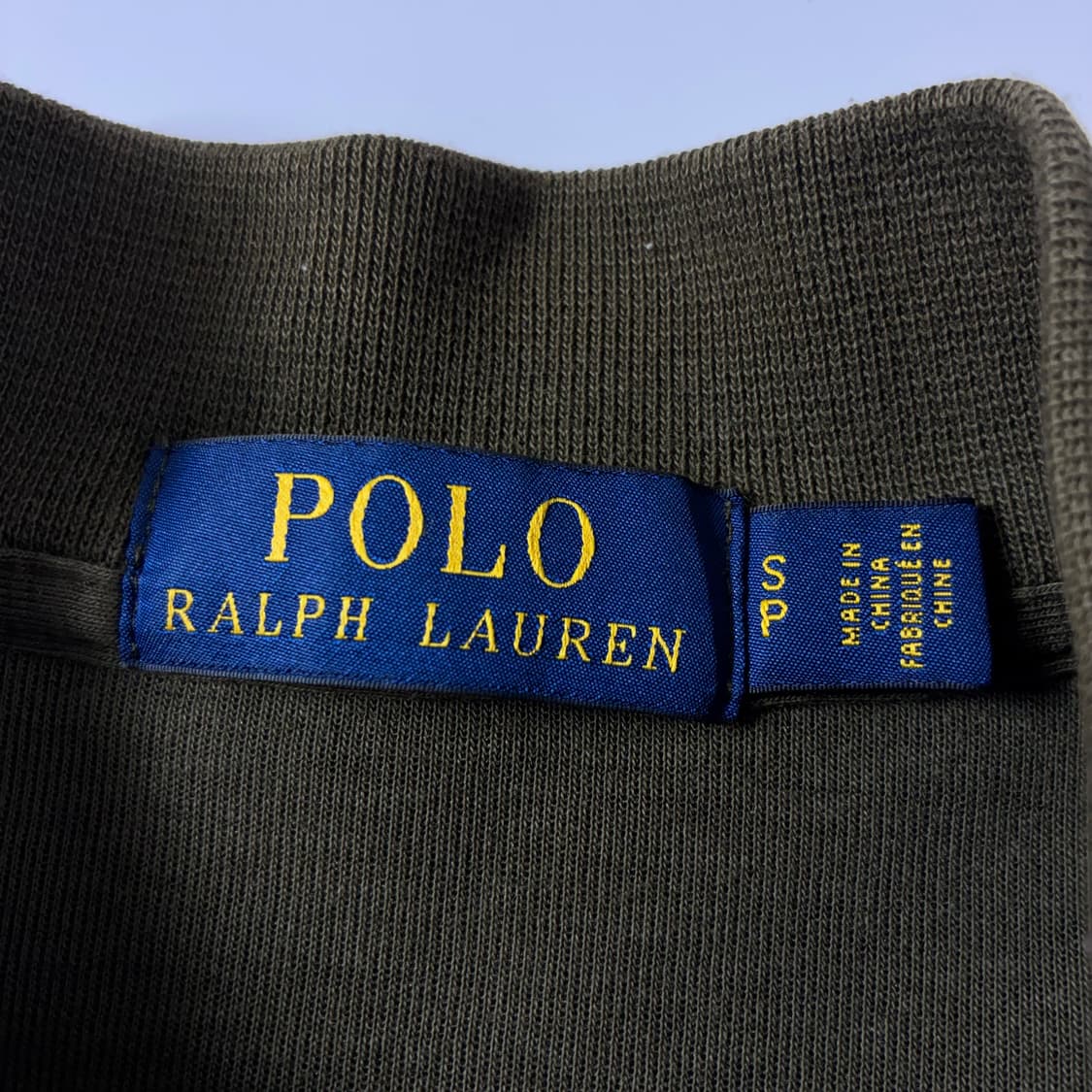 Polo  폴로 랄프로렌  자수 카키 져지 집업  상품이미지5