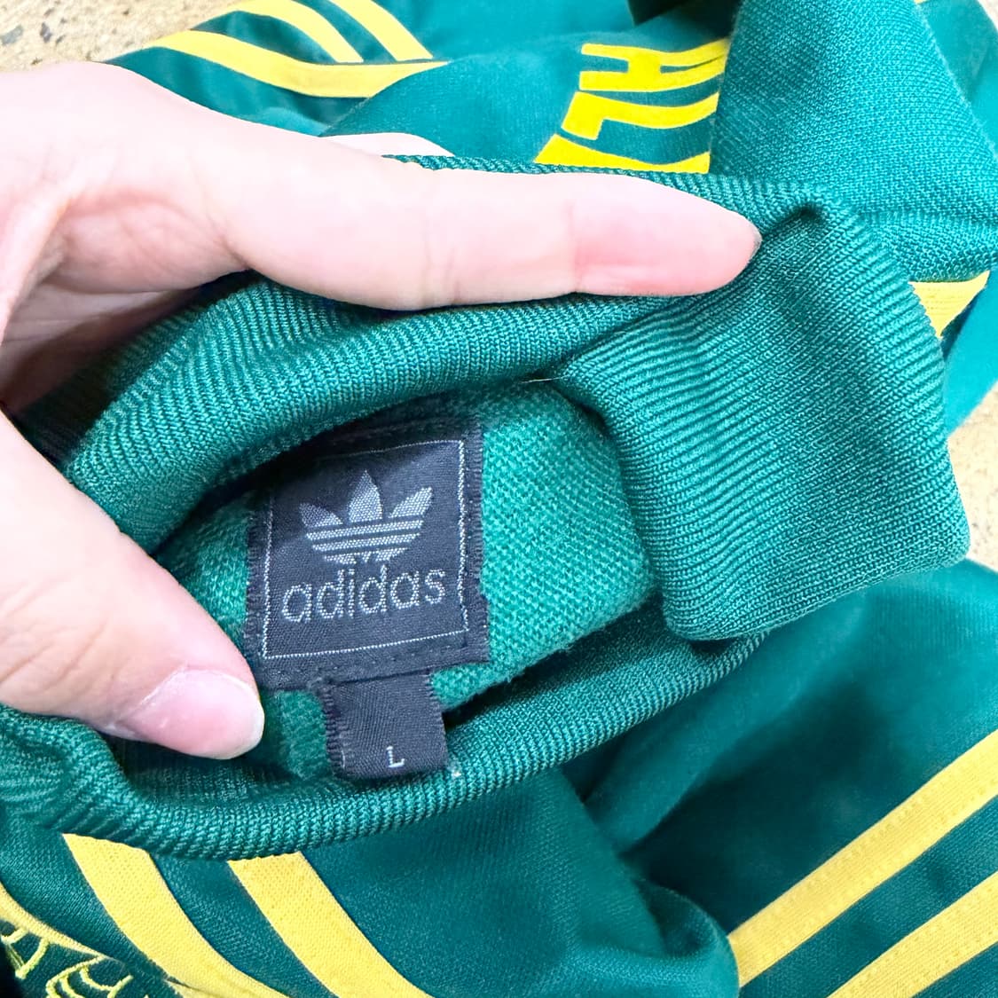 아디다스 그린 초노 브라질 져지 트랙탑 상품이미지5