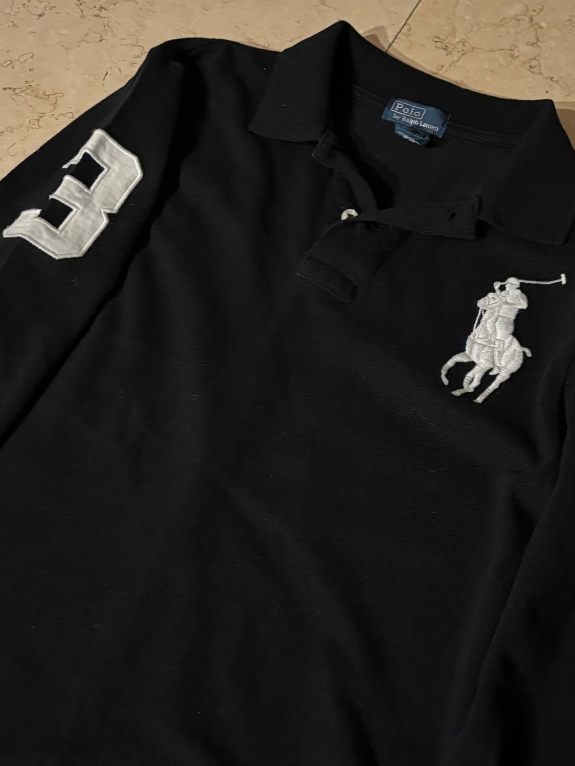 폴로 랄프로렌 빅포니 블랙 카라티 상품이미지1