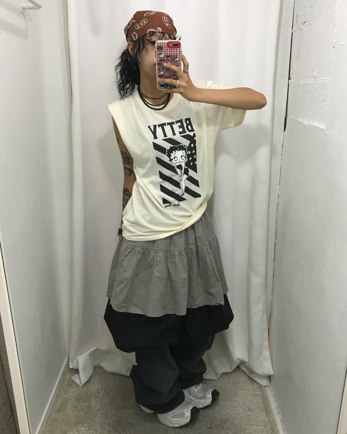 Betty Boop Printing T-shirt ( 새상품 )  상품이미지3