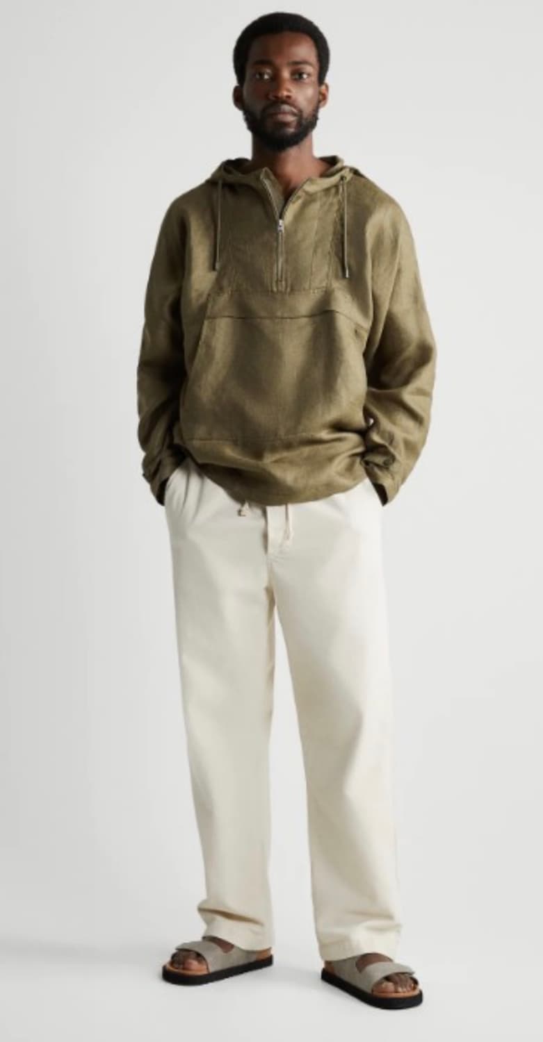 자라 린넨 아노락 xl 상품이미지1