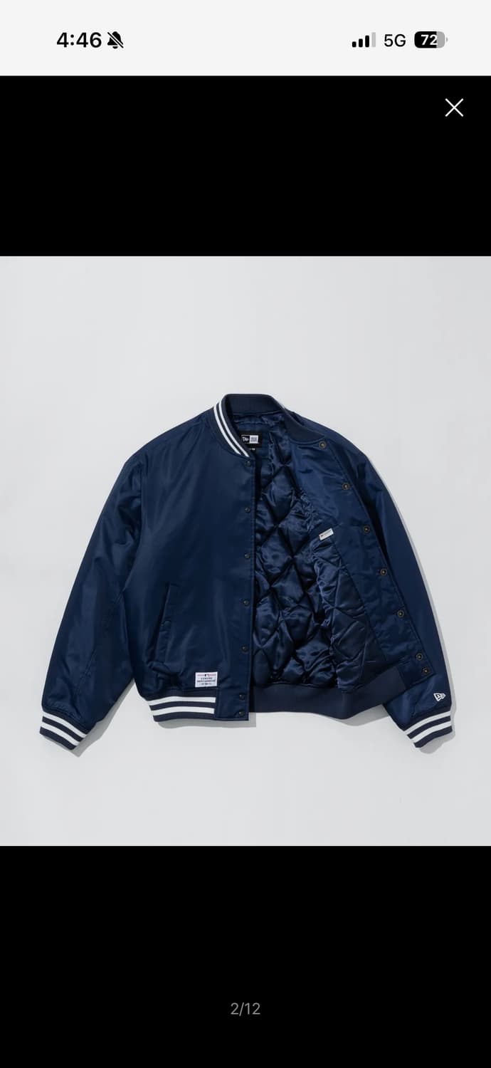 MLB 뉴욕양키스 스타디움 재킷 네이비 상품이미지2