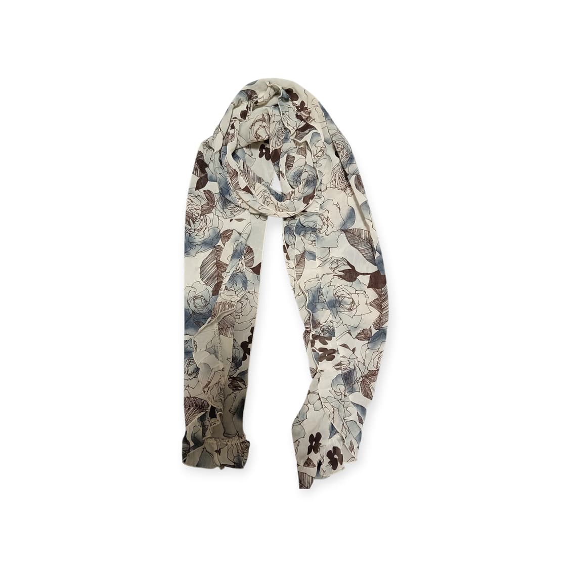 모리걸 로즈 셔링 스카프 상품이미지1