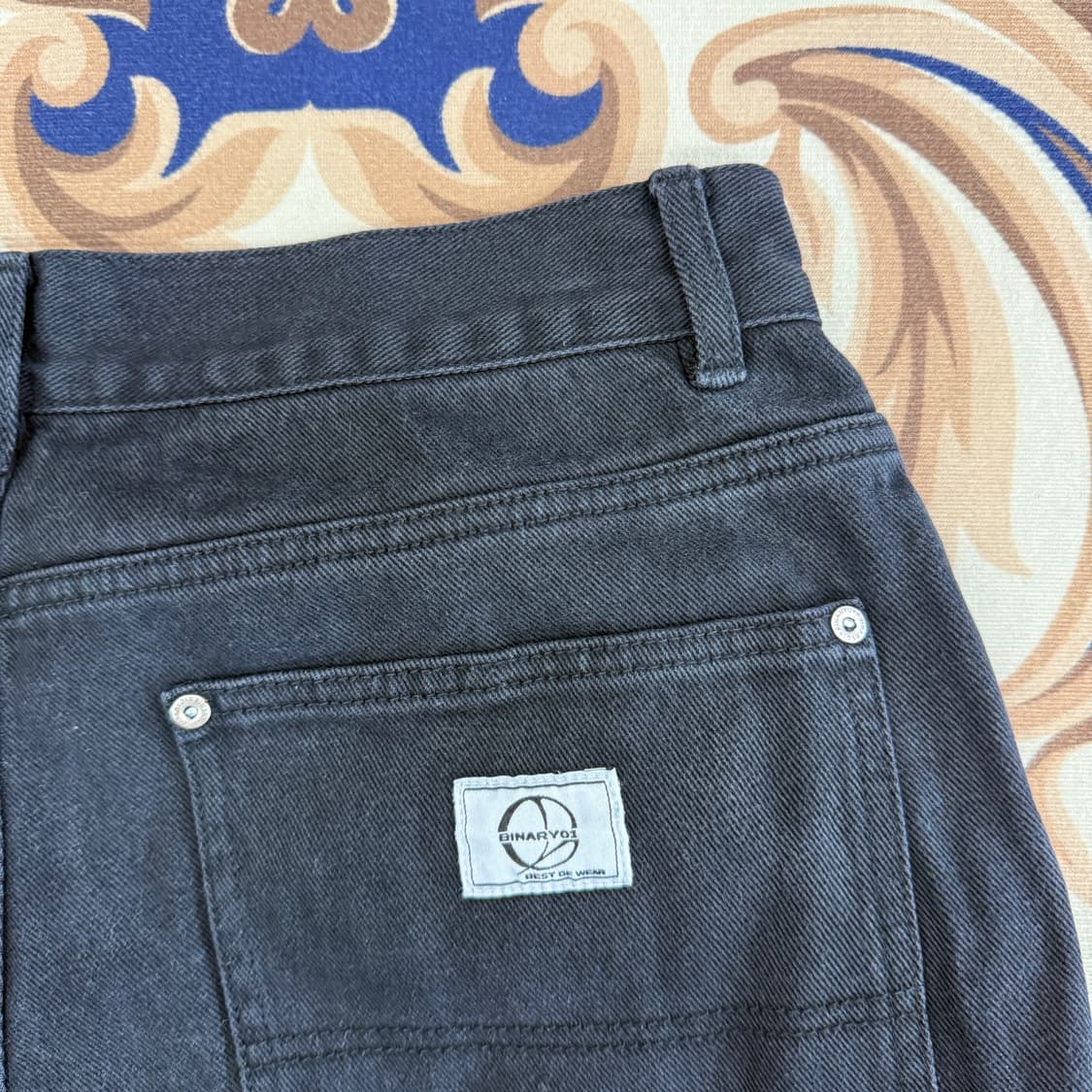 (우먼즈 L)바이너리원 BONARY01 코튼 카펜터 팬츠 상품이미지2