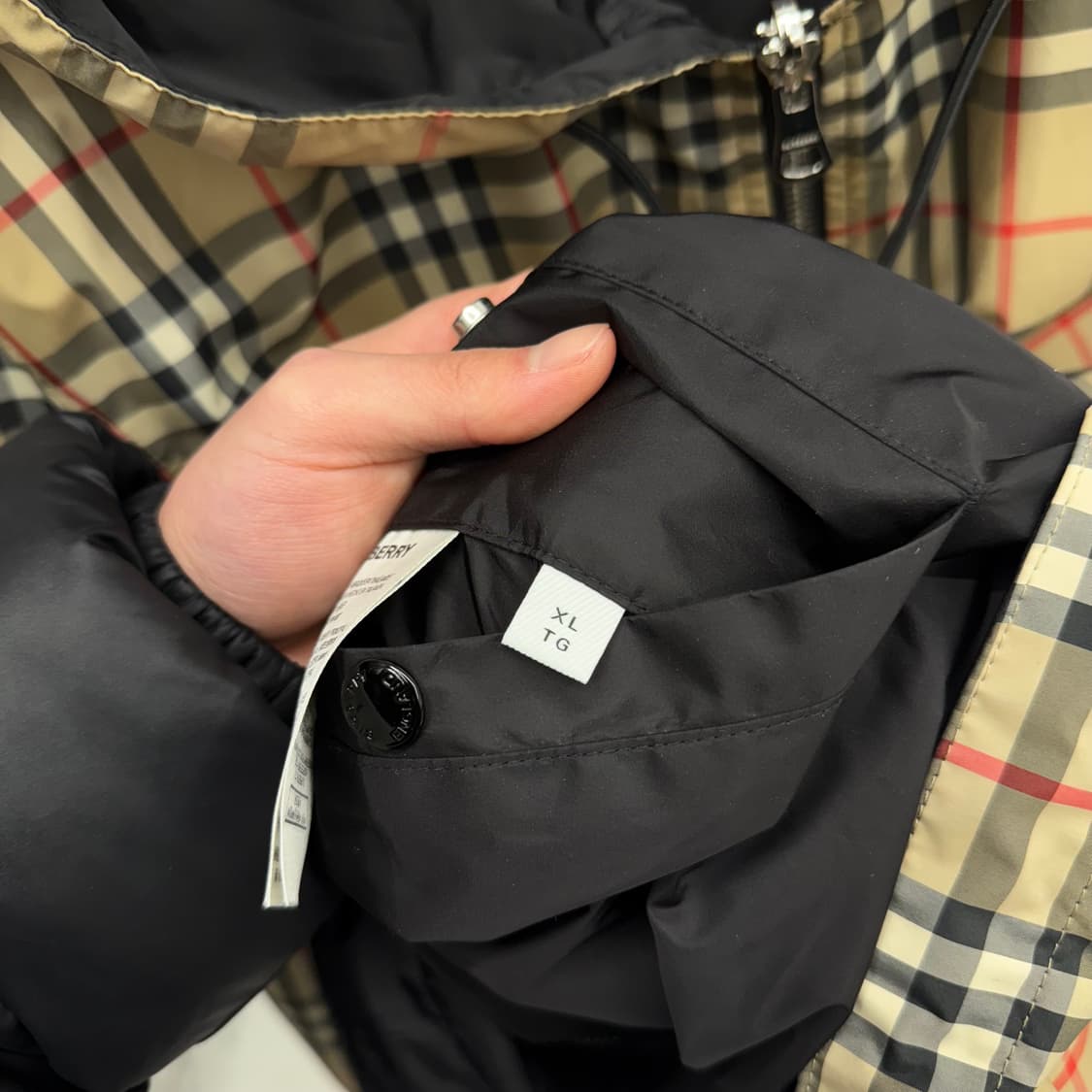 [XL] 버버리 리버시블 체크 바람막이 상품이미지6