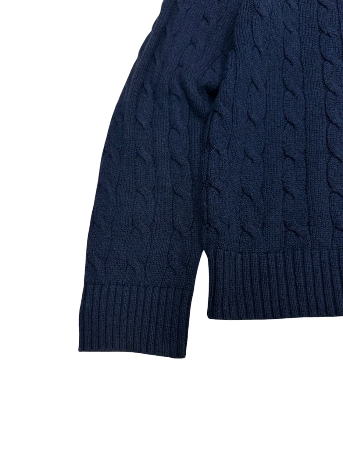 폴로 꽈배기니트 네이비 (L~XL) 상품이미지6