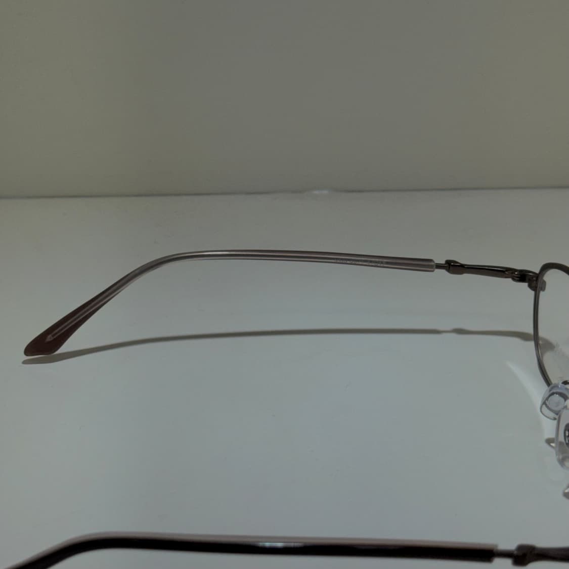 [2000s 데드스탁] 긱시크 스타일 빈티지 안경 브라운 다소니 상품이미지4
