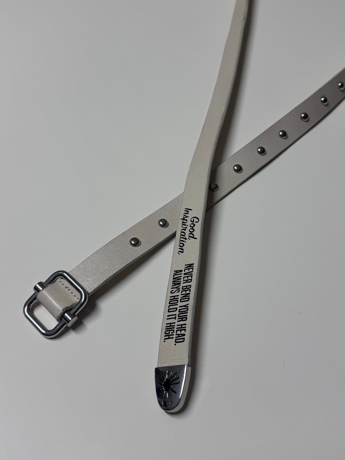 미하라 야스히로 x GU 스터드 벨트 (화이트) 상품이미지6