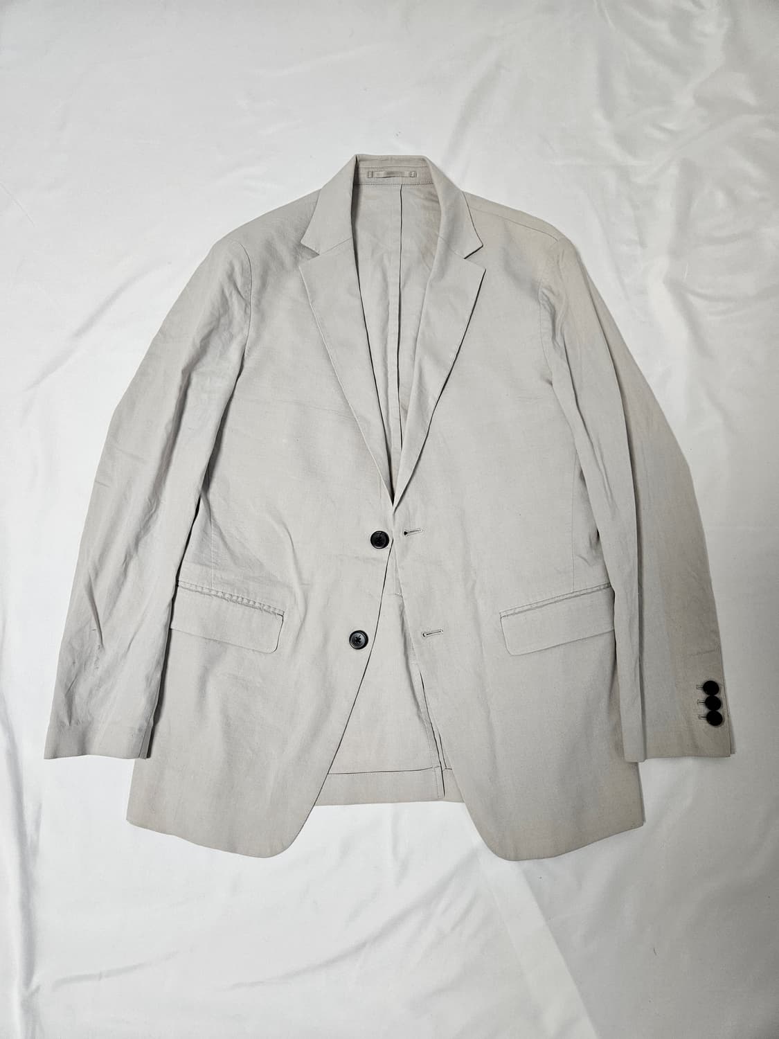 24ss 띠어리 Theory 클린턴 린넨블레이저 자켓 정장크림 40(M) 상품이미지1