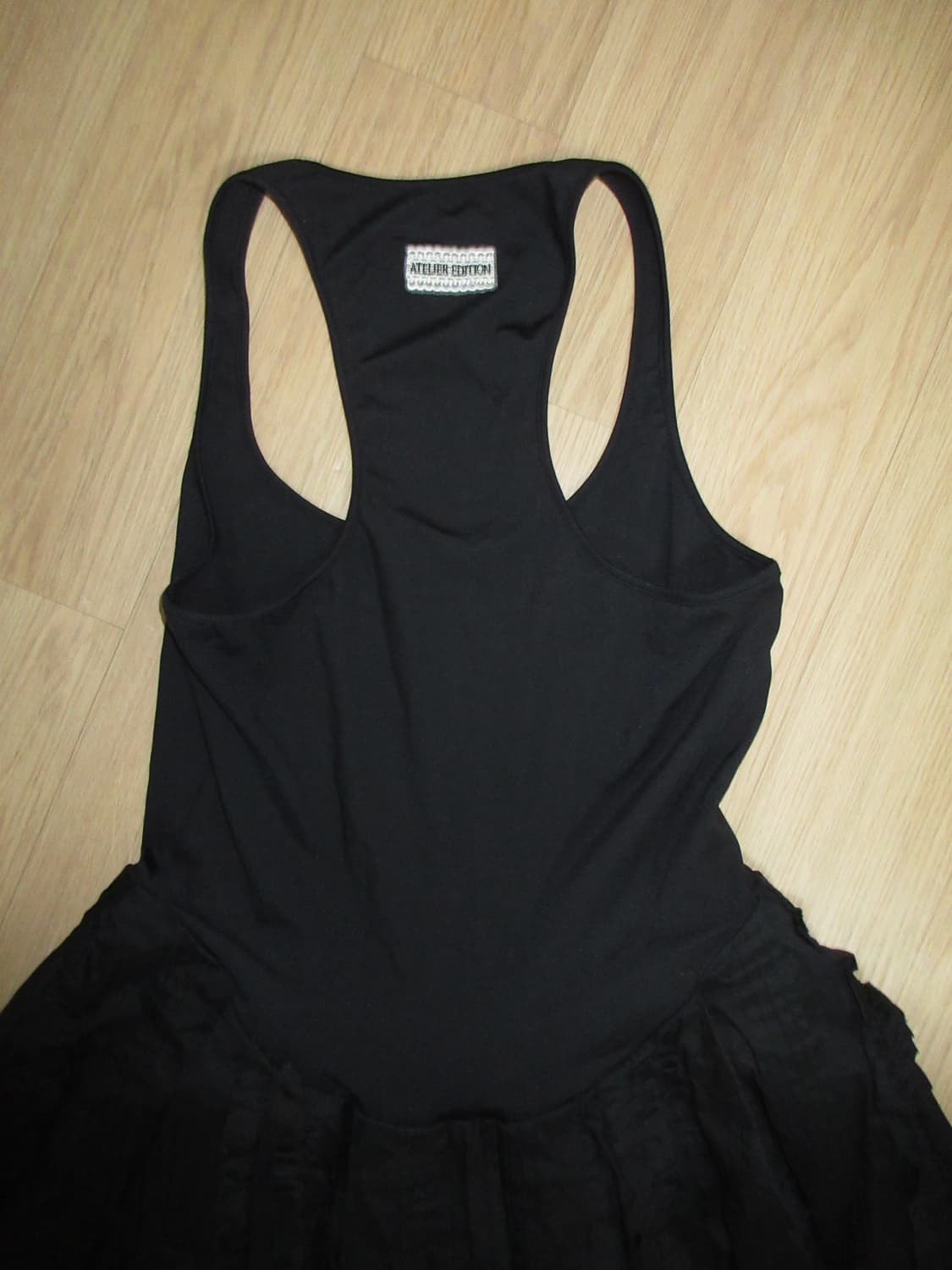 아뜰리에에디션 원피스 러플 드레스 블랙 상품이미지1