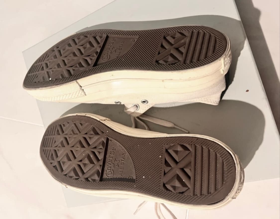 [정품] 컨버스 X 꼼데가르송 플레이 척 70 로우 아이보리 265 상품이미지5