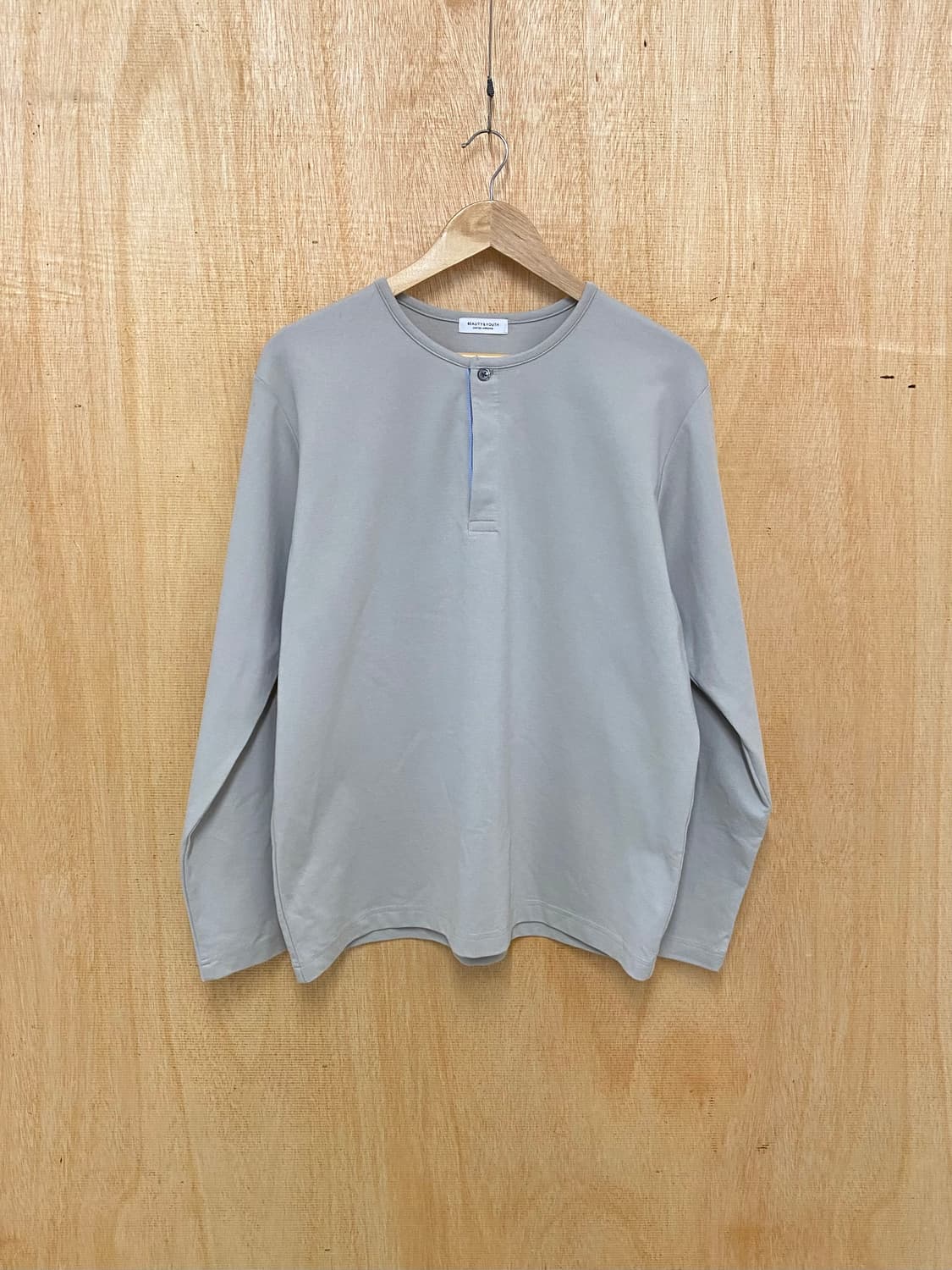 BEAUTY & YOUTH henley neck t-shirts 헨리넥 상품이미지1
