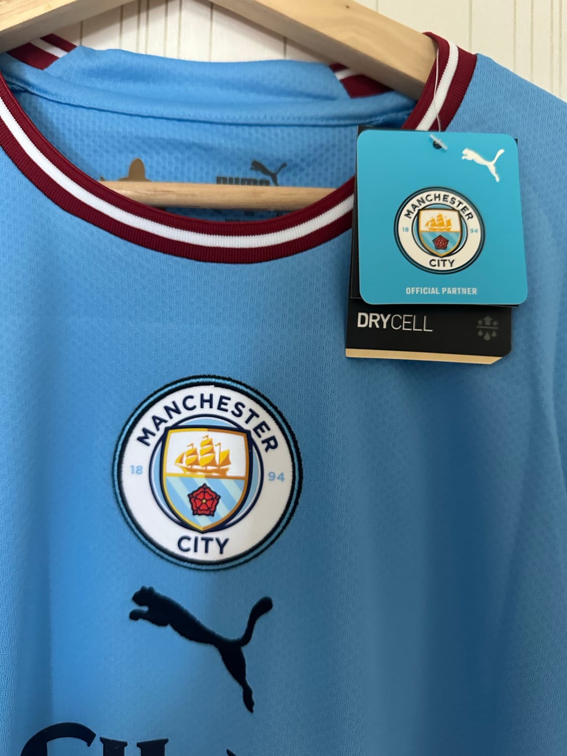 22-23 맨체스터시티 홈 홀란드 챔스 풀마킹 3XL 맨시티 유니폼 상품이미지2
