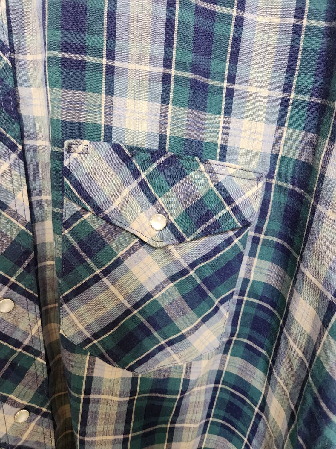 랭글러Wrangler 체크 웨스턴 셔츠 2XL - S86 상품이미지5