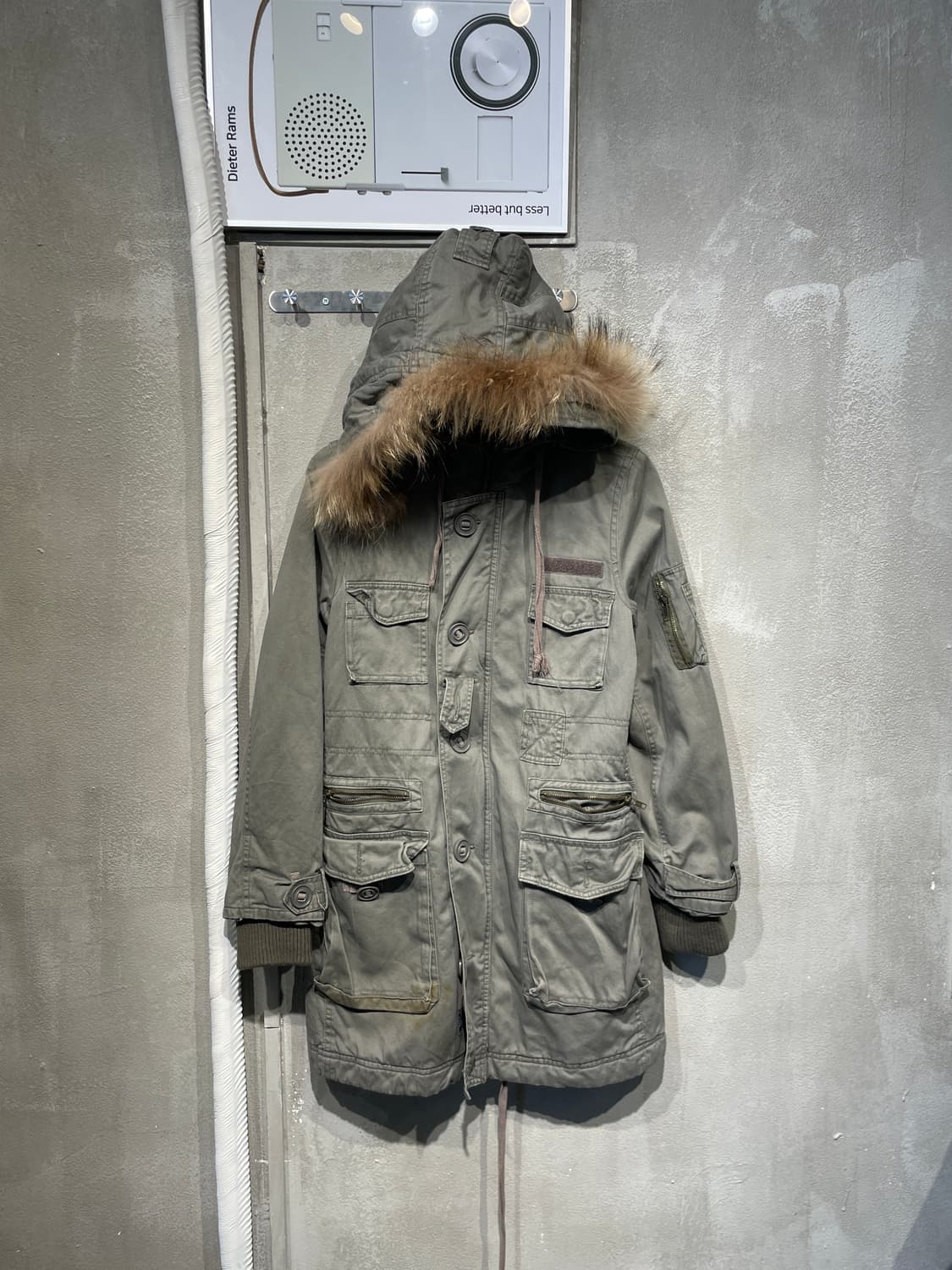 벡넘버 밀리터리 야상 상품이미지1