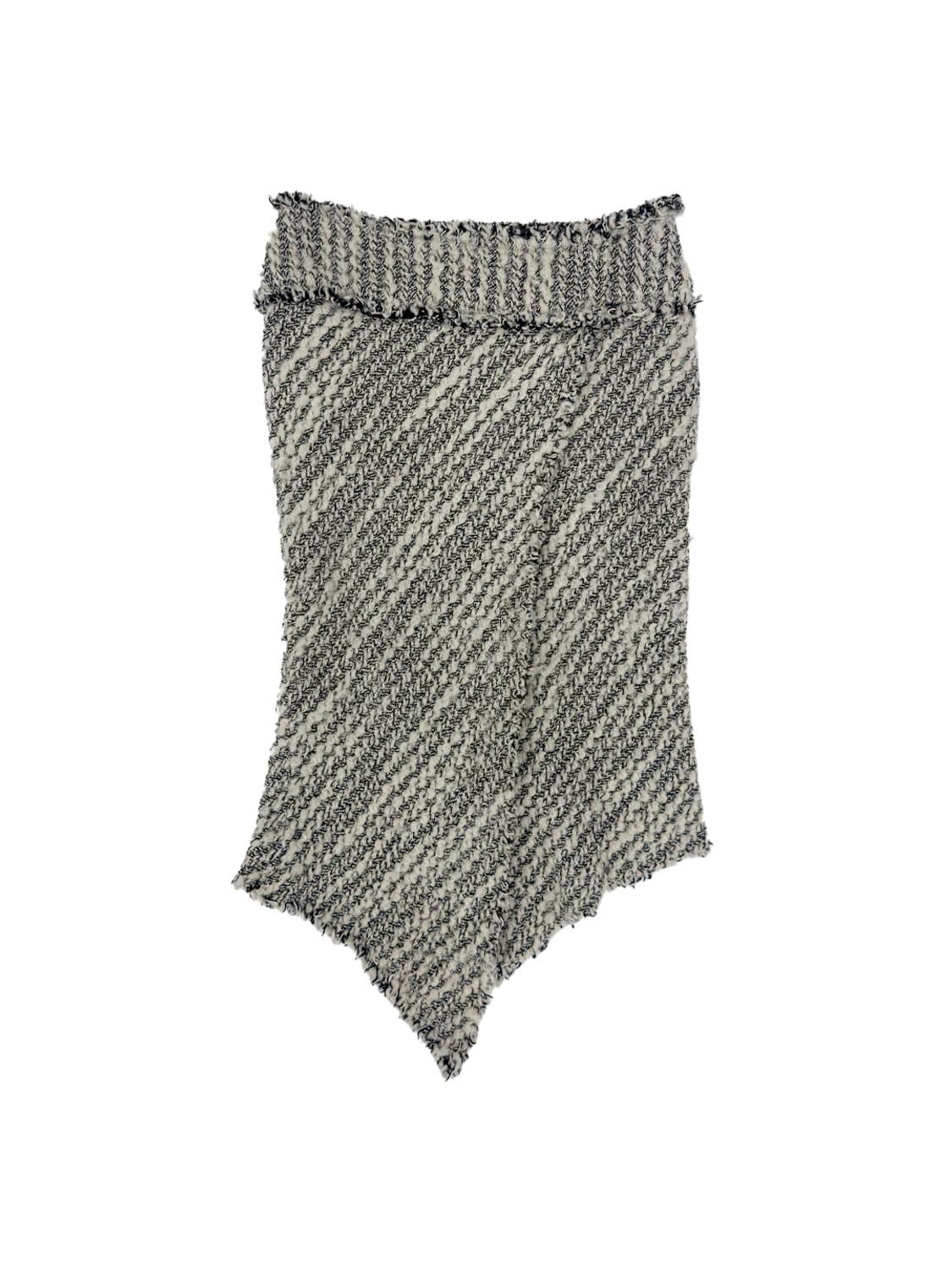 The First Tweed Asymmetric Hem Skirt/ 40 상품이미지1