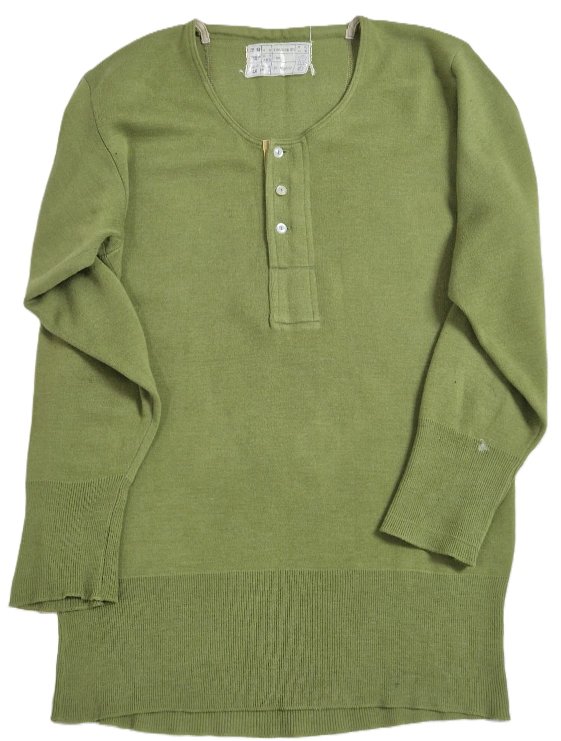 국군 구형 80년대 내복 내의 전투복 세트 (M) 상품이미지5