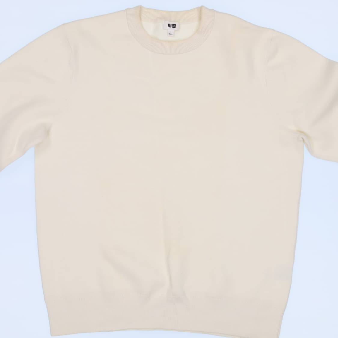 [L] 유니클로 라운드 니트 스웨터 1215H1 상품이미지6