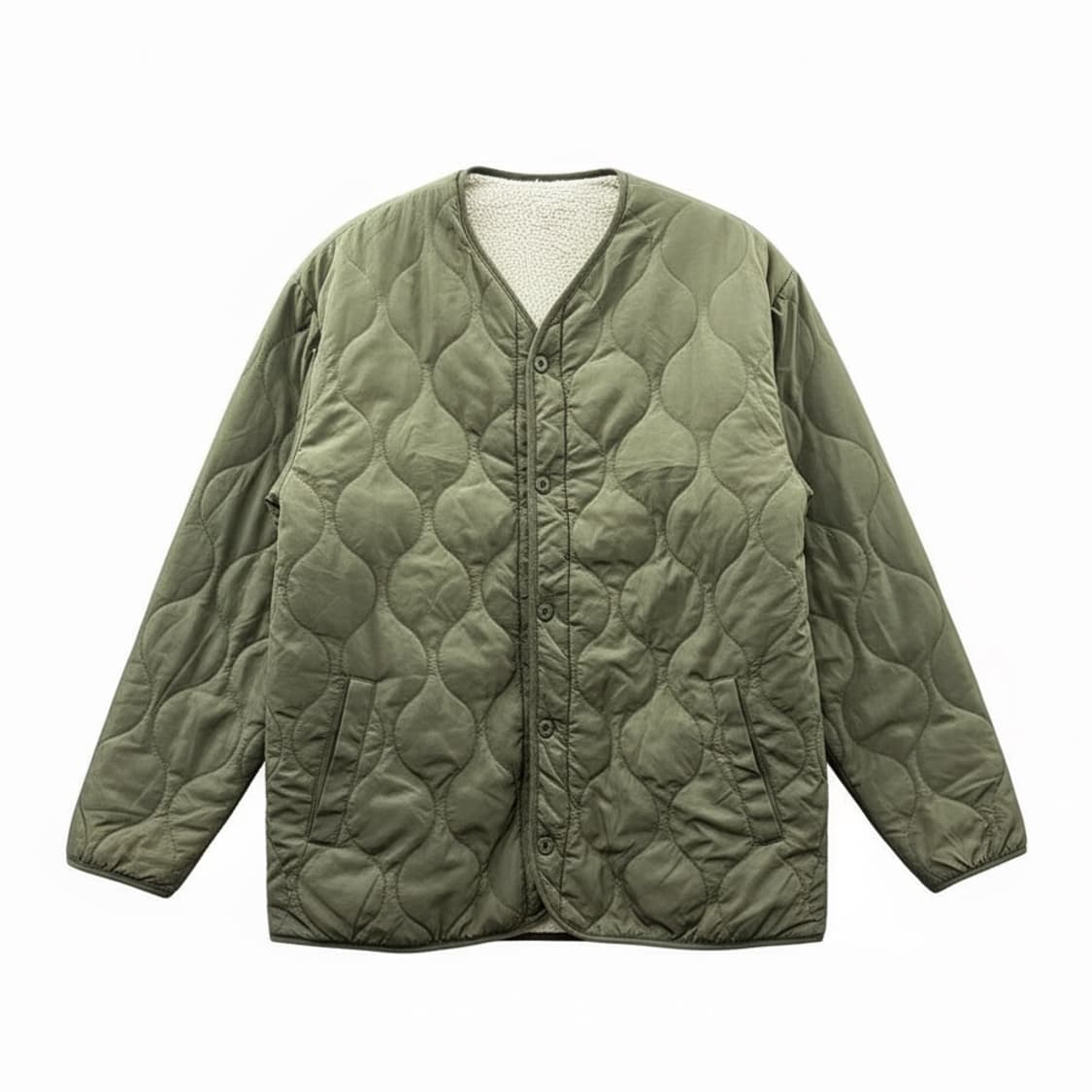 JPN VINTAGE 리버시블 M-65 라이너 자켓 보아퍼 디테일 올리브 상품이미지1