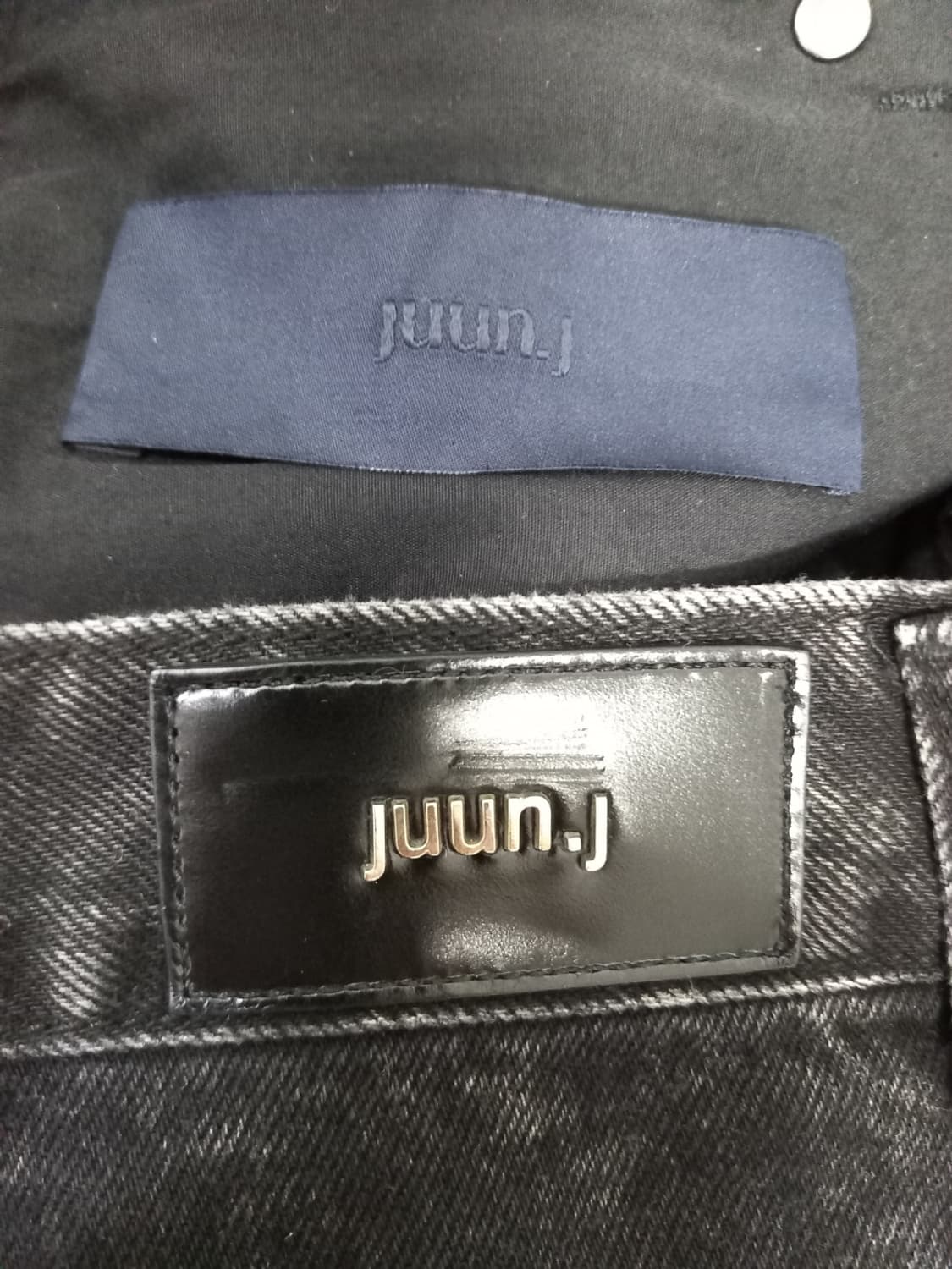 준지 JUNJI 춘하추 남성 흑청 데님 반바지 46.30 상품이미지7