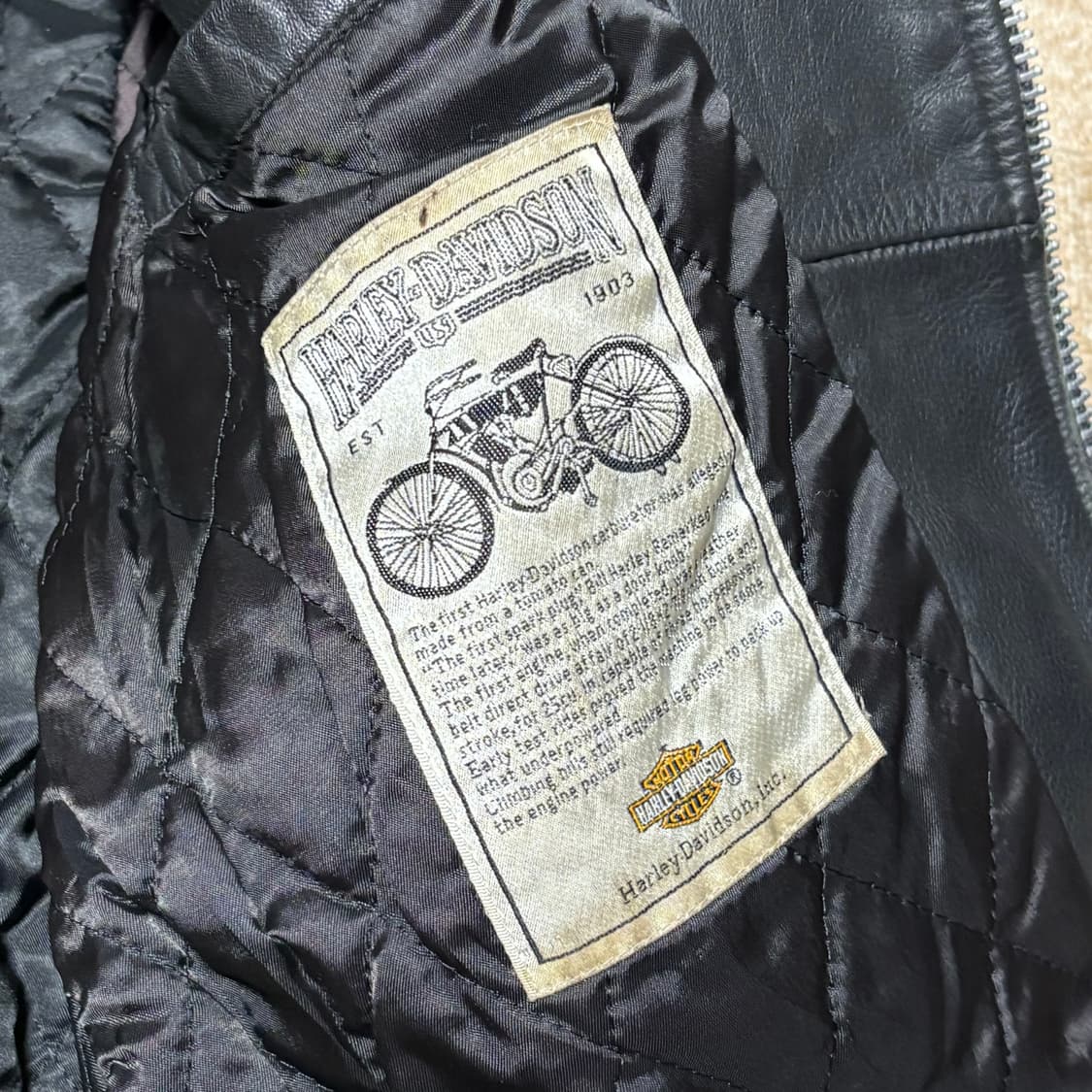 할리데이비슨 스터드 스컬 라이더 레더자켓 40 상품이미지8