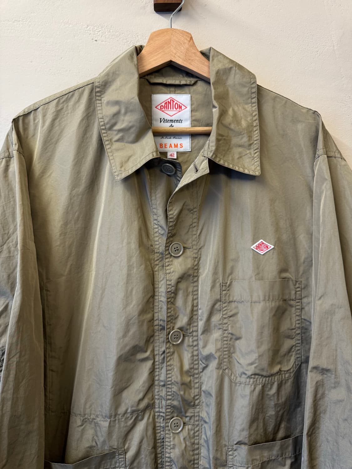 단톤 빔즈 나일론 워크 자켓 42 상품이미지2