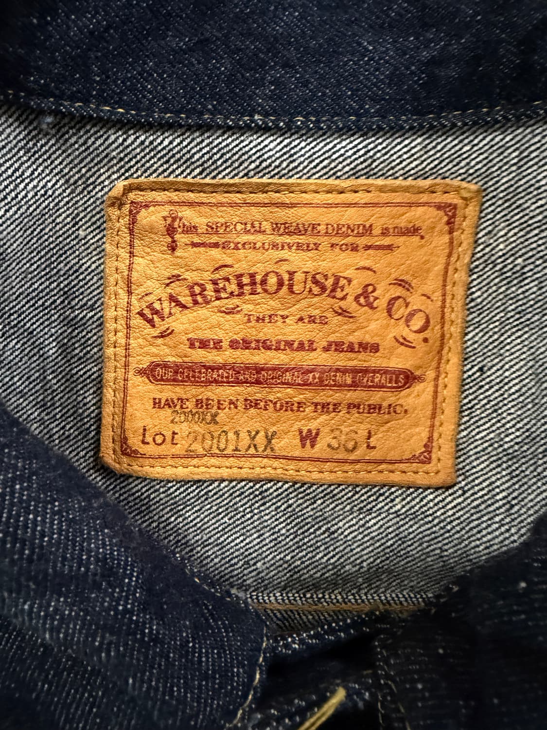 웨어하우스 DSB 데님자켓 Lot 2001XX(2000XX) 1947 상품이미지8