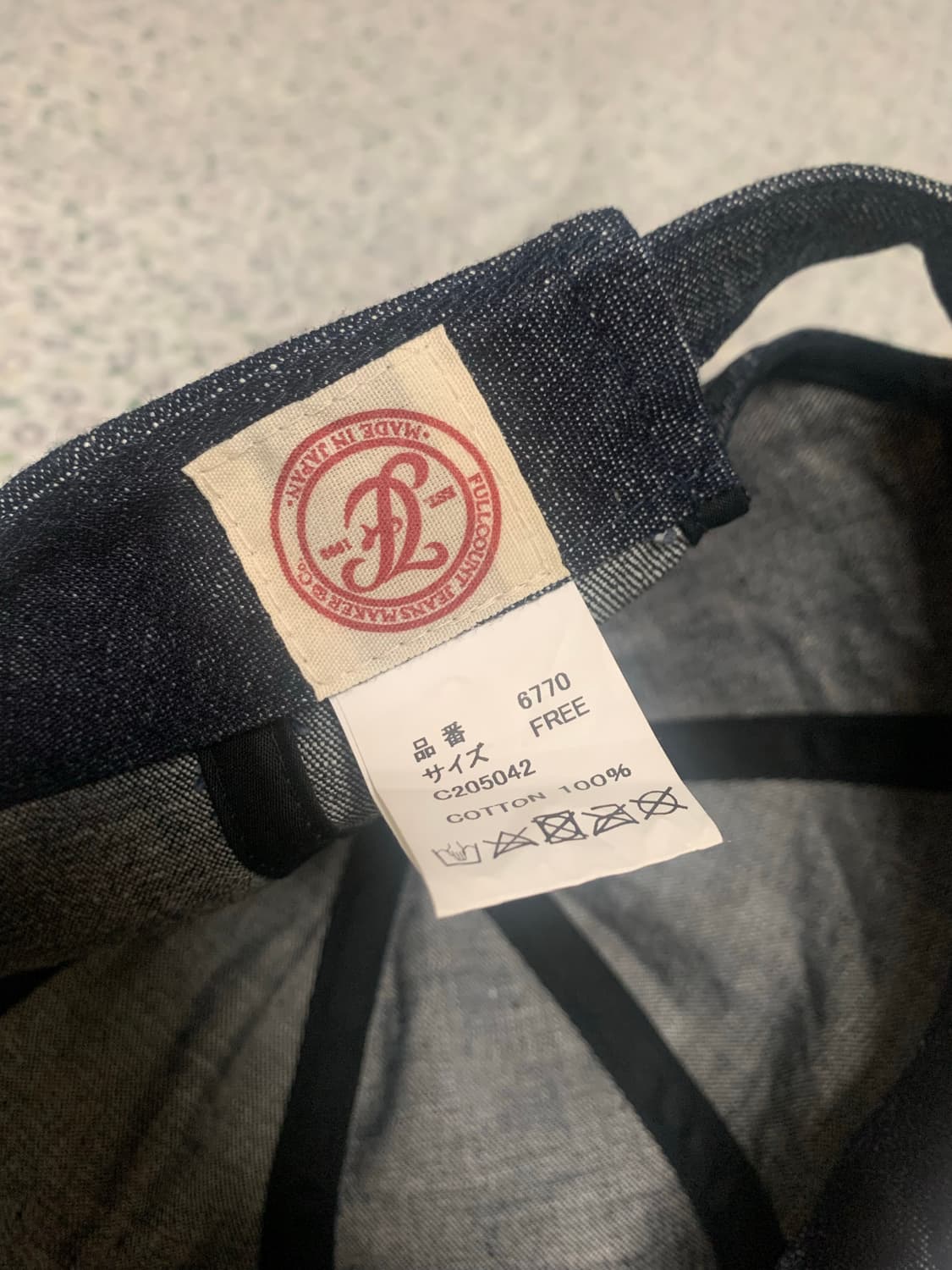 [FREE] 풀카운트 LOT 6770 FULL 볼 캡 인디고 블루 상품이미지7