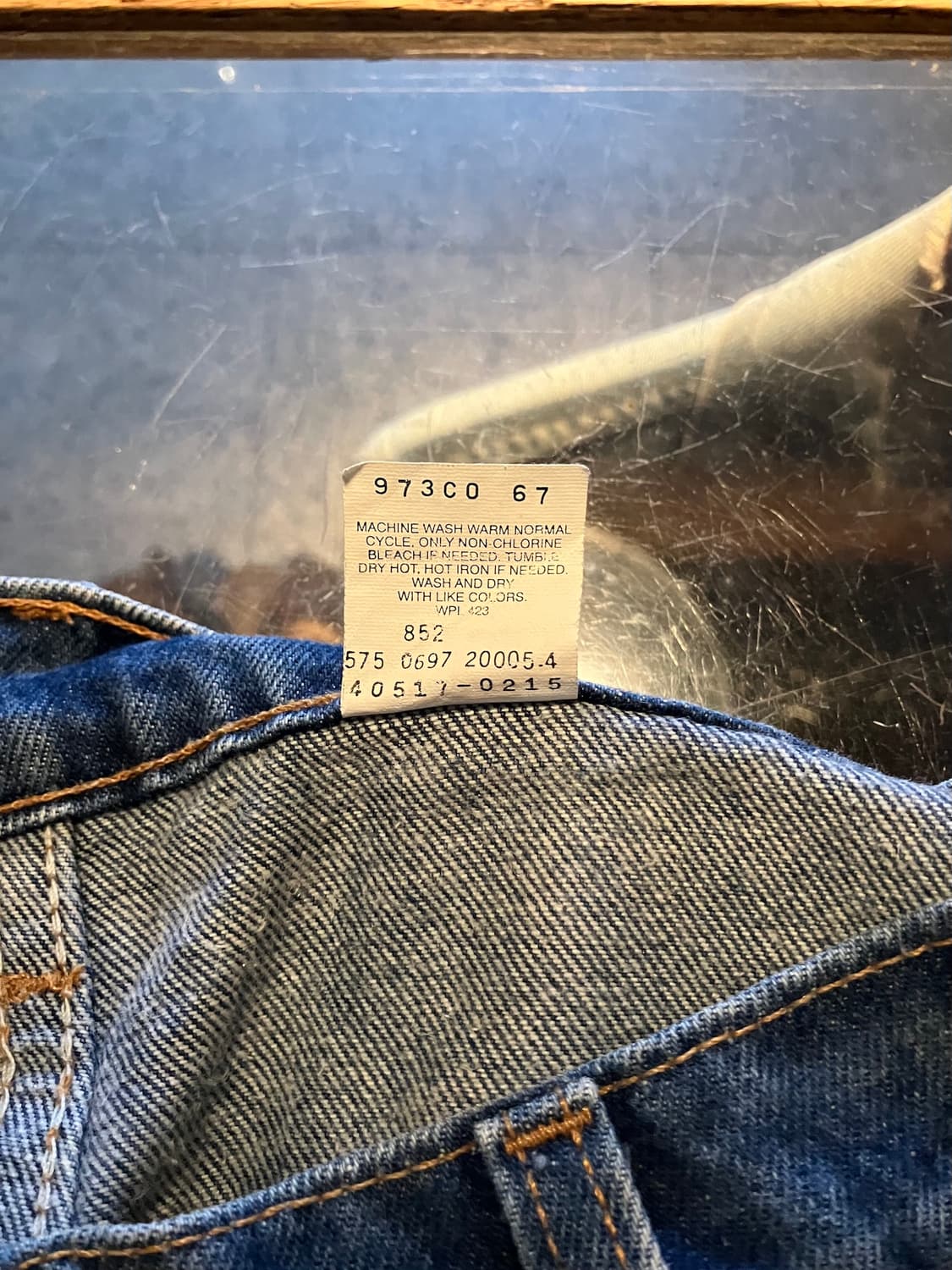 90s USA Levis 517 Boot Cut Denim Pants 상품이미지10