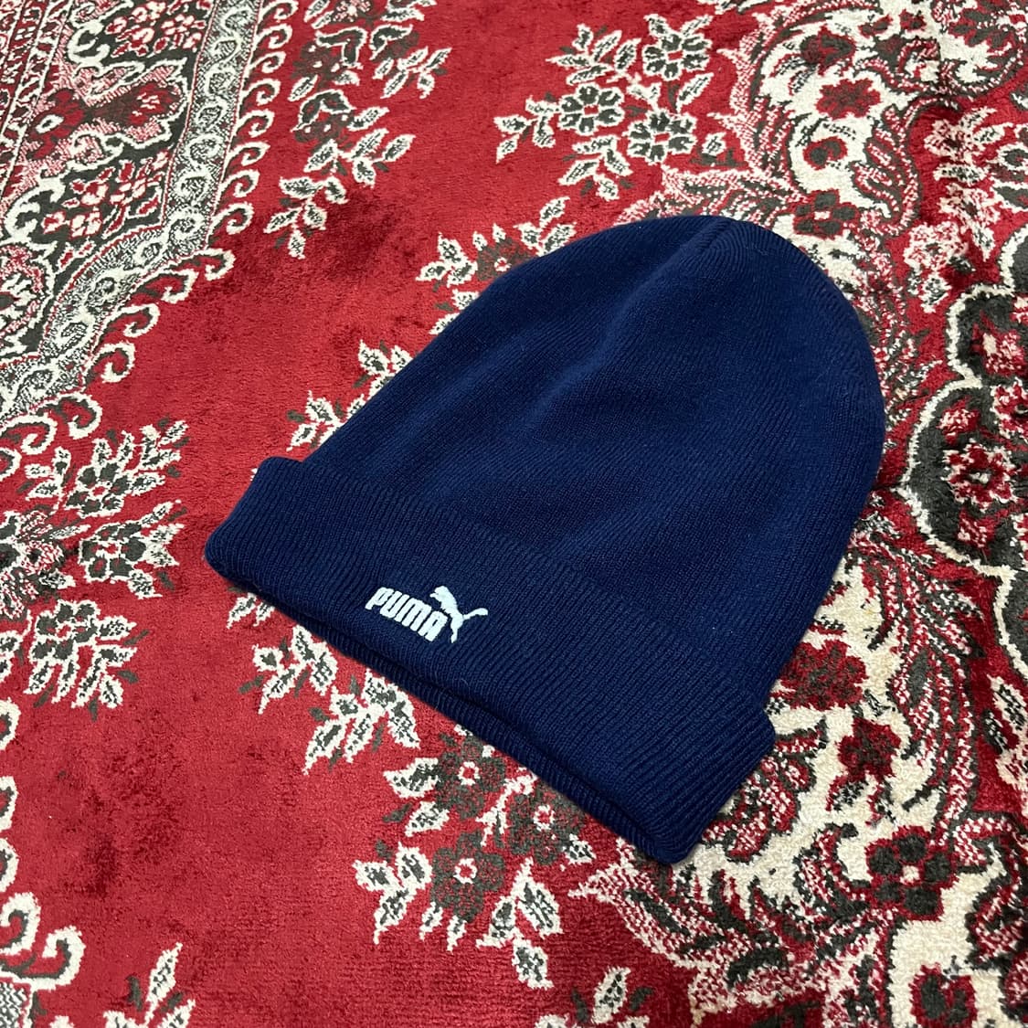 90s vintage puma 빈티지 푸마 비니 네이비 상품이미지1