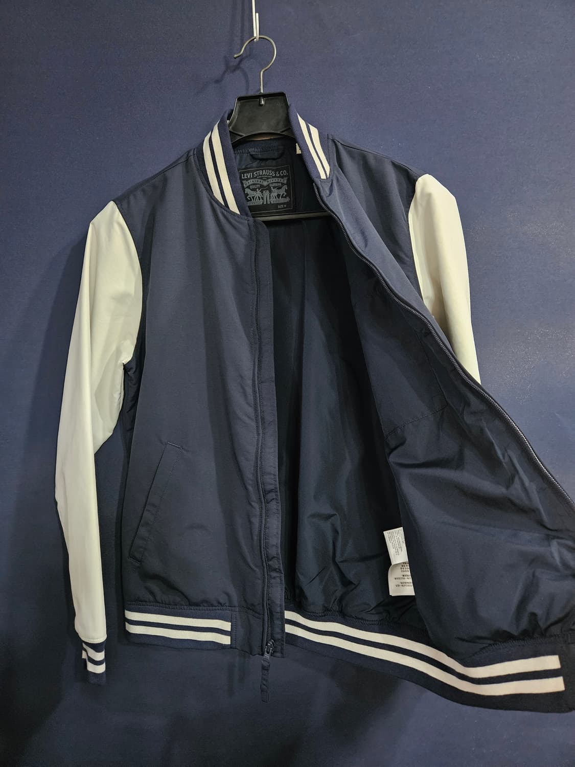 리바이스 투톤 레트렙 스타디움 남성 95 봄버 자켓  상품이미지8