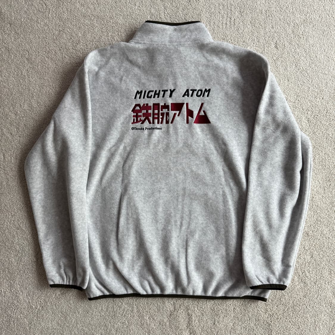 디아도라 아톰 배색 플리스 하프 집업 상품이미지2