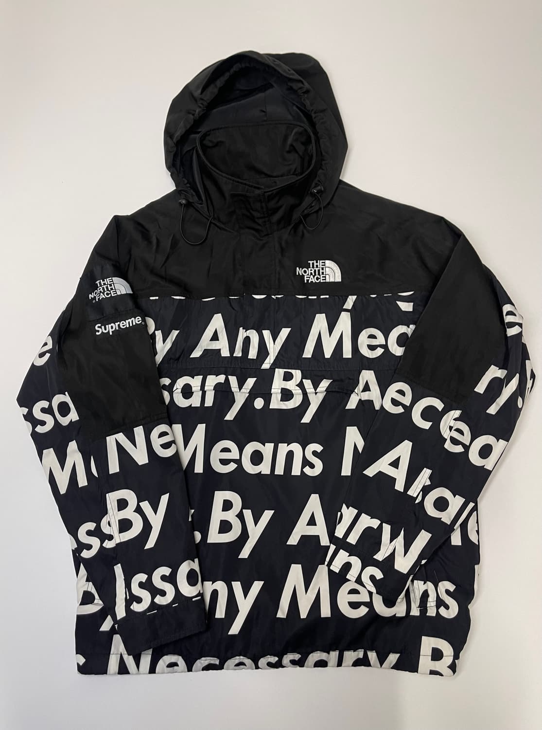 슈프림 x 노스페이스 레터링 아노락 XL 상품이미지1