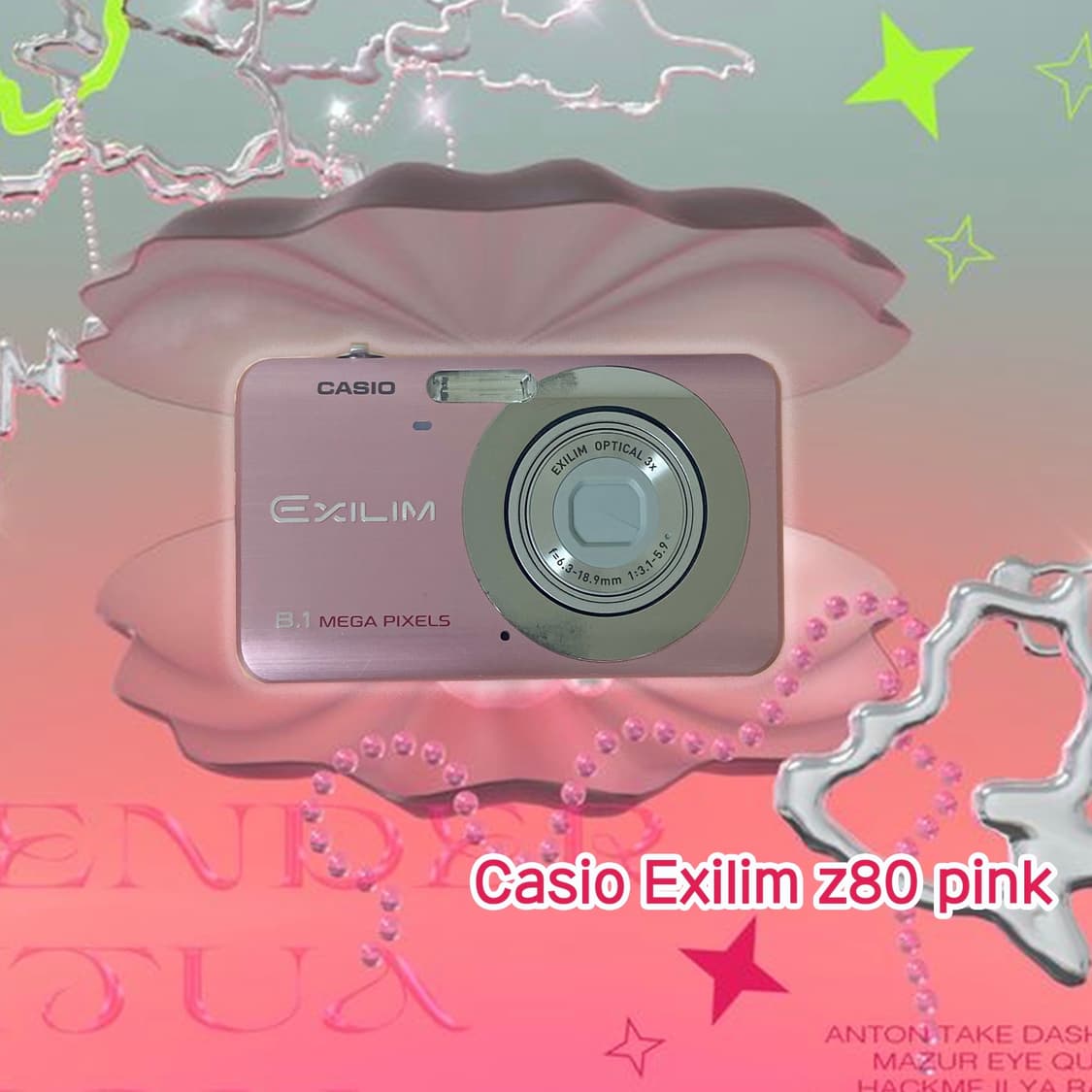 풀셋!) 카시오 엑슬림 z80 casio exilim 핑크 상품이미지2