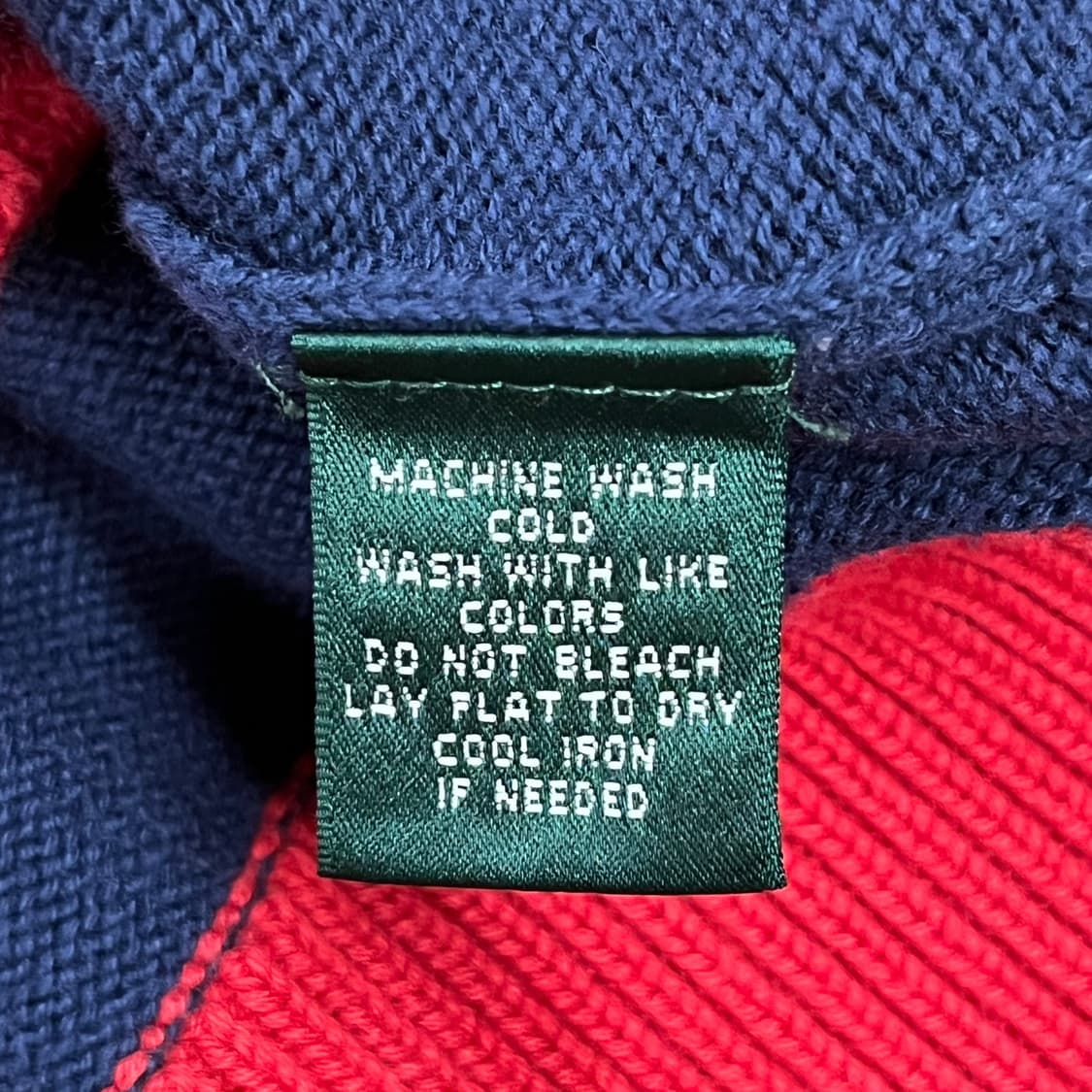 폴로 랄프로렌 레드 네이비 스트라이프 후드티  상품이미지5