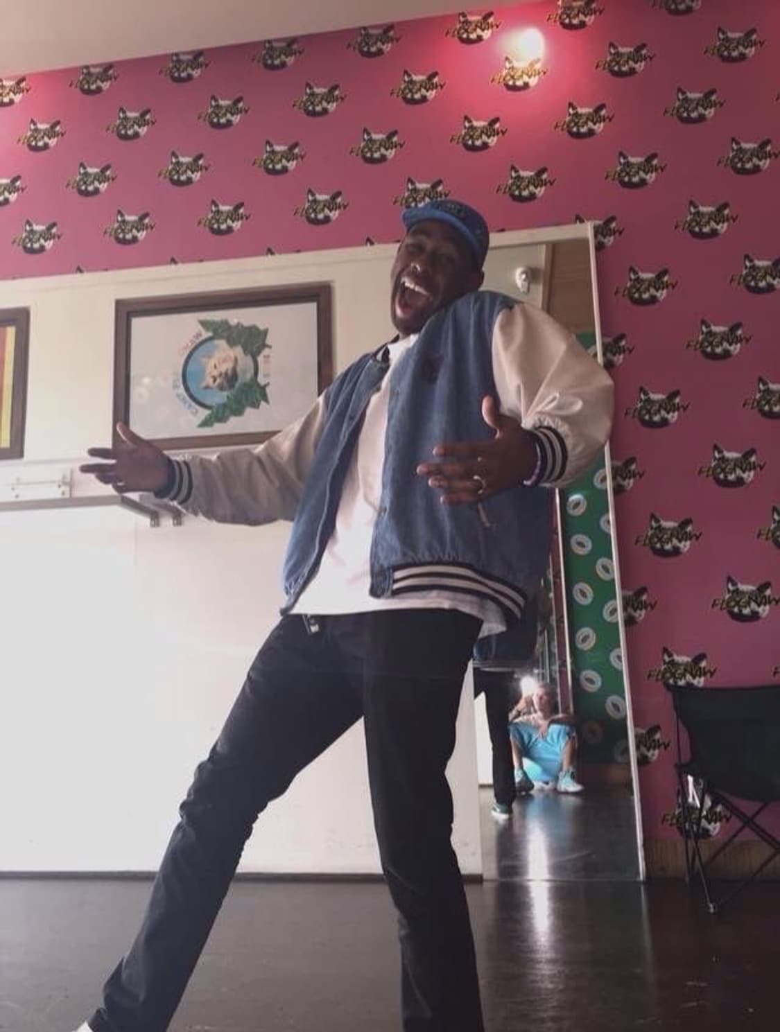 90s Port 데님 바시티 자켓 상품이미지1