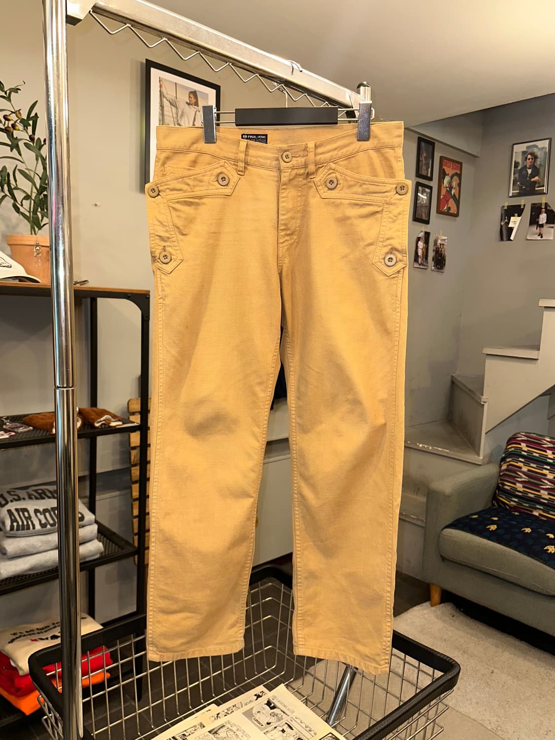 Final Home pocket button cotton pants 상품이미지4