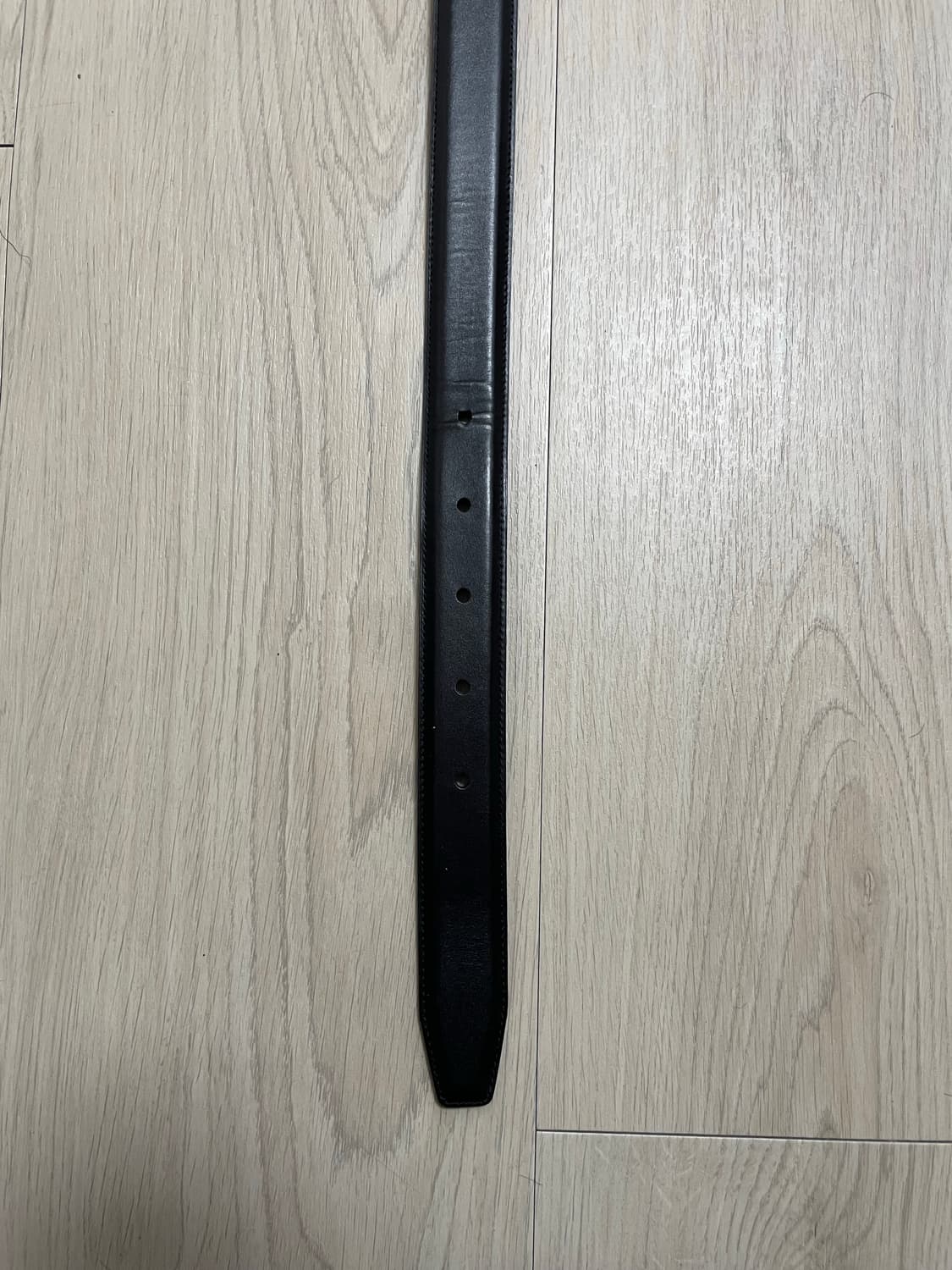 유니클로 검정 가죽 벨트 상품이미지3