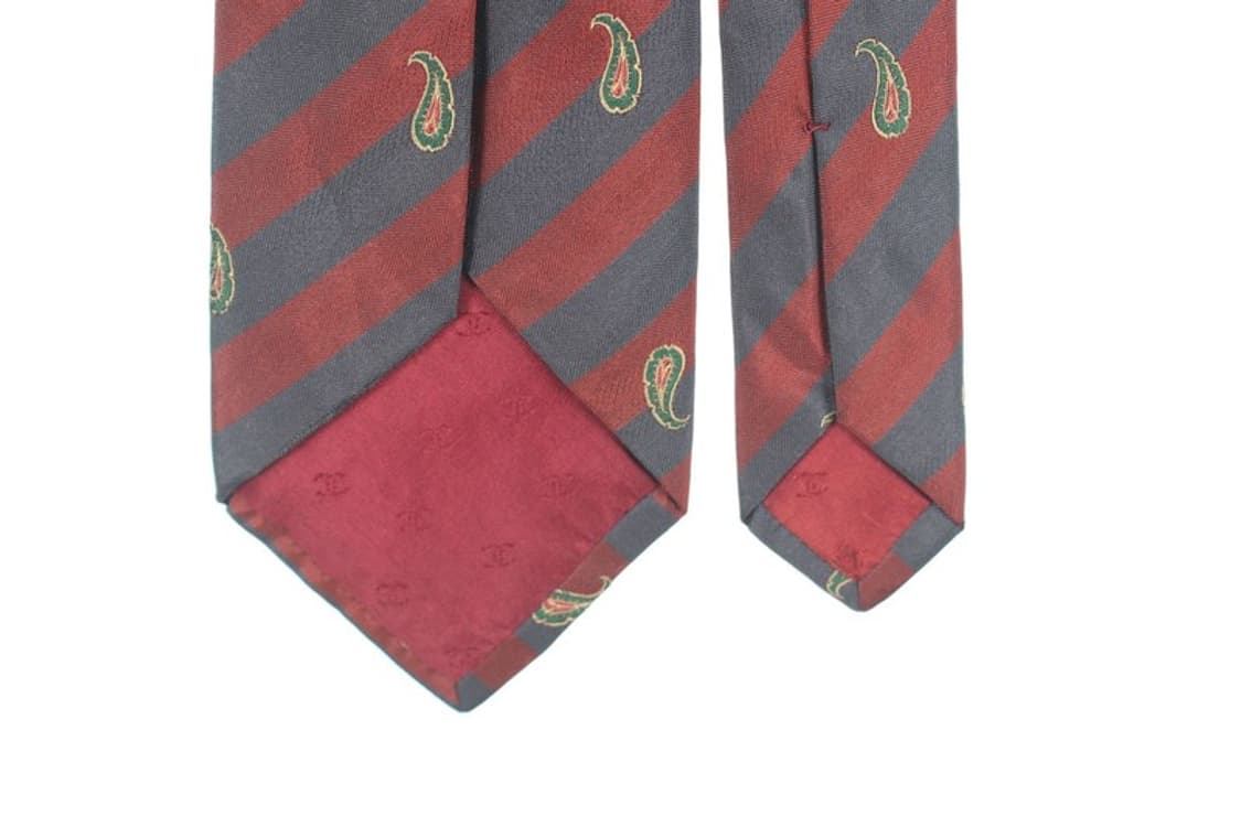 샤넬 (MEN - F) 실크 100% 넥타이 상품이미지2