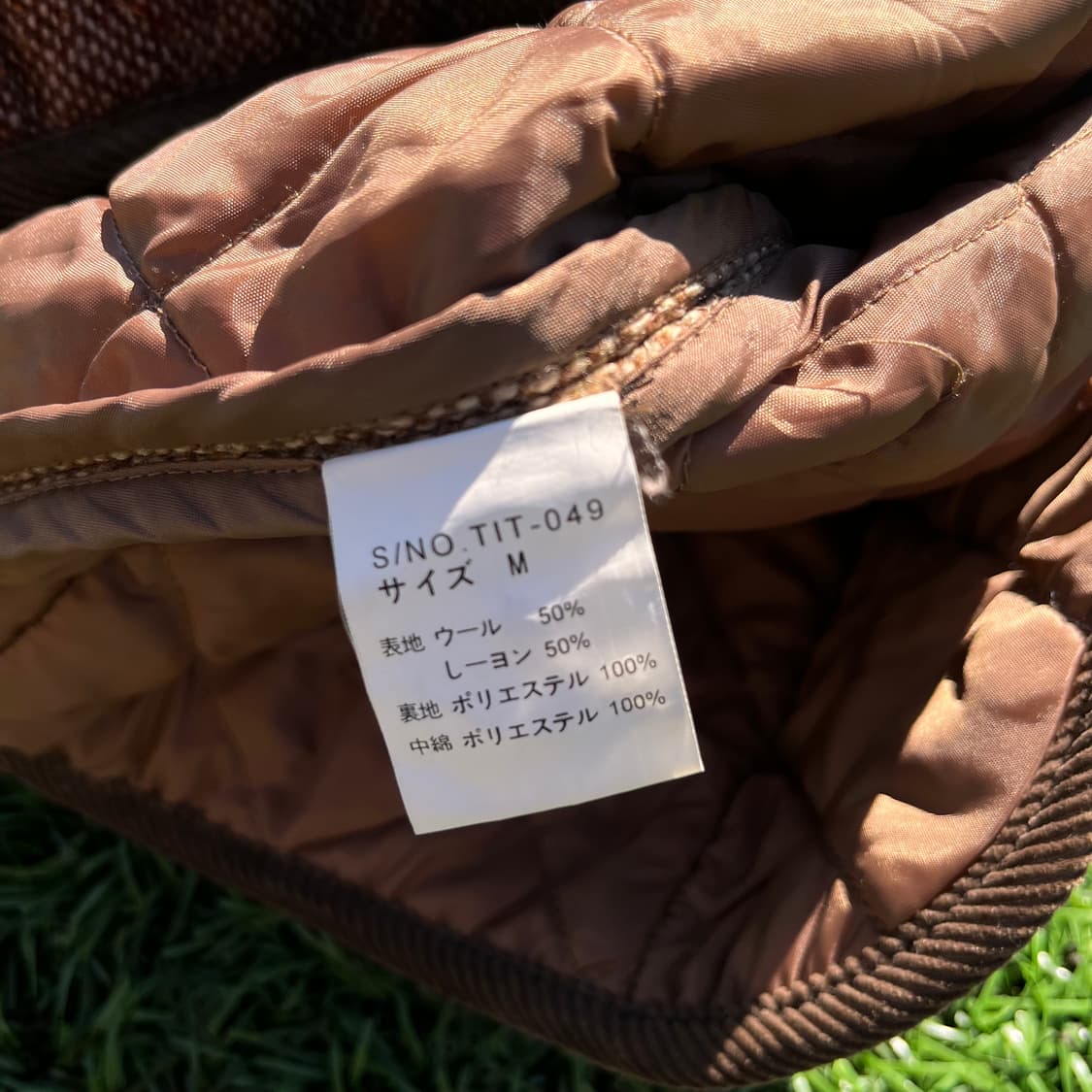 90s ANTI BALLISTIC 빈티지 헤링본 퀼팅자켓 (실측확인) 상품이미지7