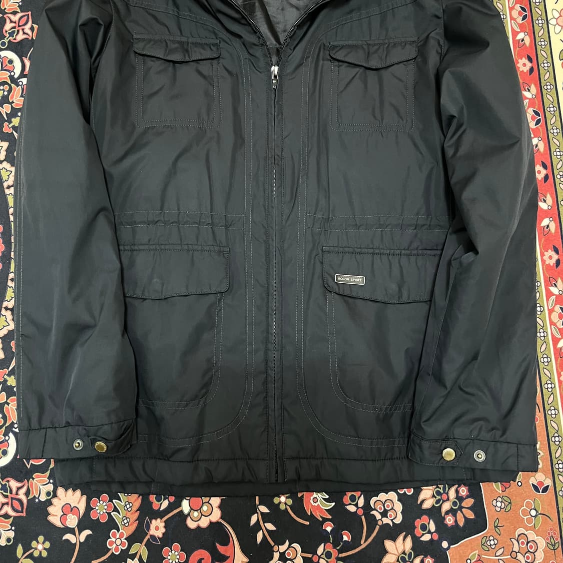 코오롱 스포츠 하이넥 4포켓 바람막이 자켓 M/95 상품이미지5