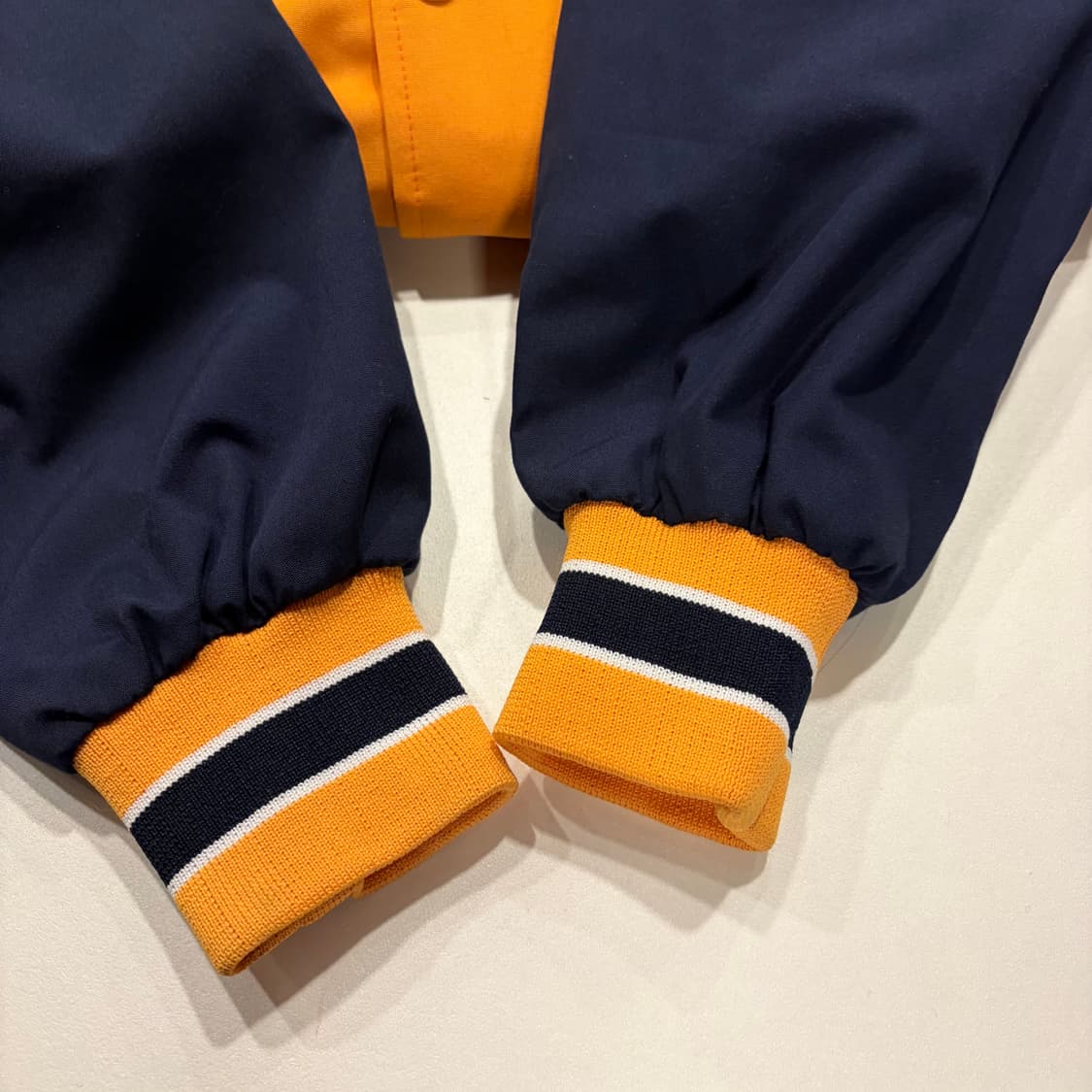 뉴욕 어패럴 빈티지 양키스 야구 점퍼 오렌지 C743 상품이미지6