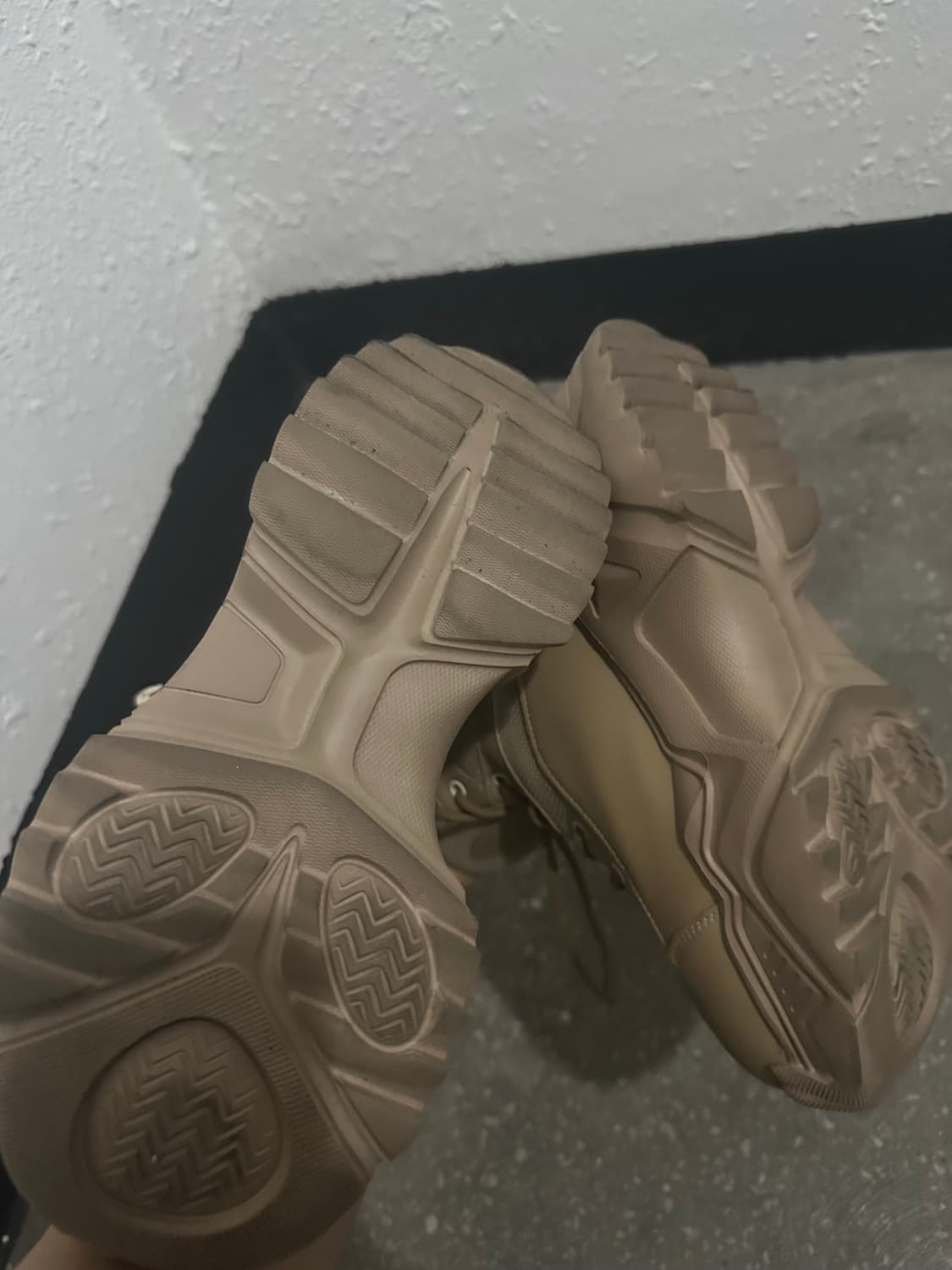 yeel leey PLATFORM BOOTS SNEAKERS BEIGE 상품이미지4