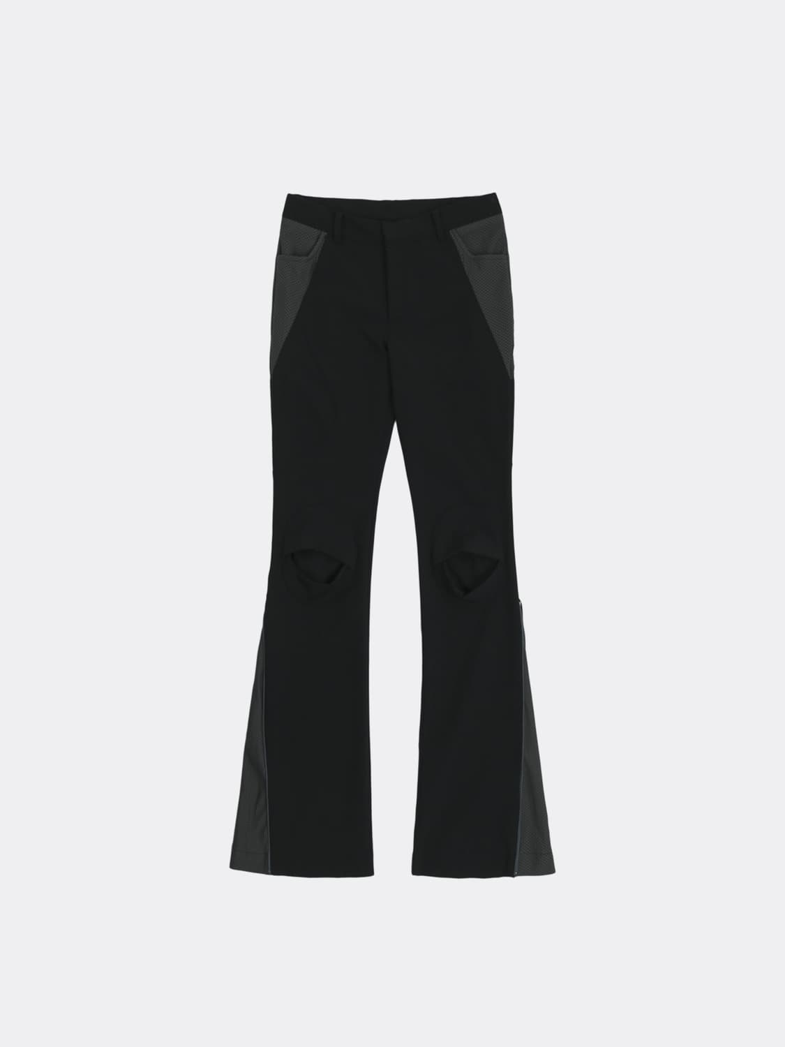 오호스 로우라이즈 니 디테일 팬츠 s 상품이미지1