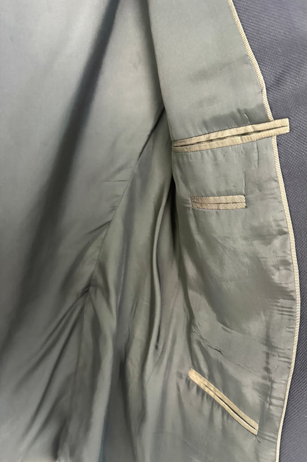 Giorgio Armani 조르지오 알마니 블랙라벨 네이비 자켓 52R 상품이미지5