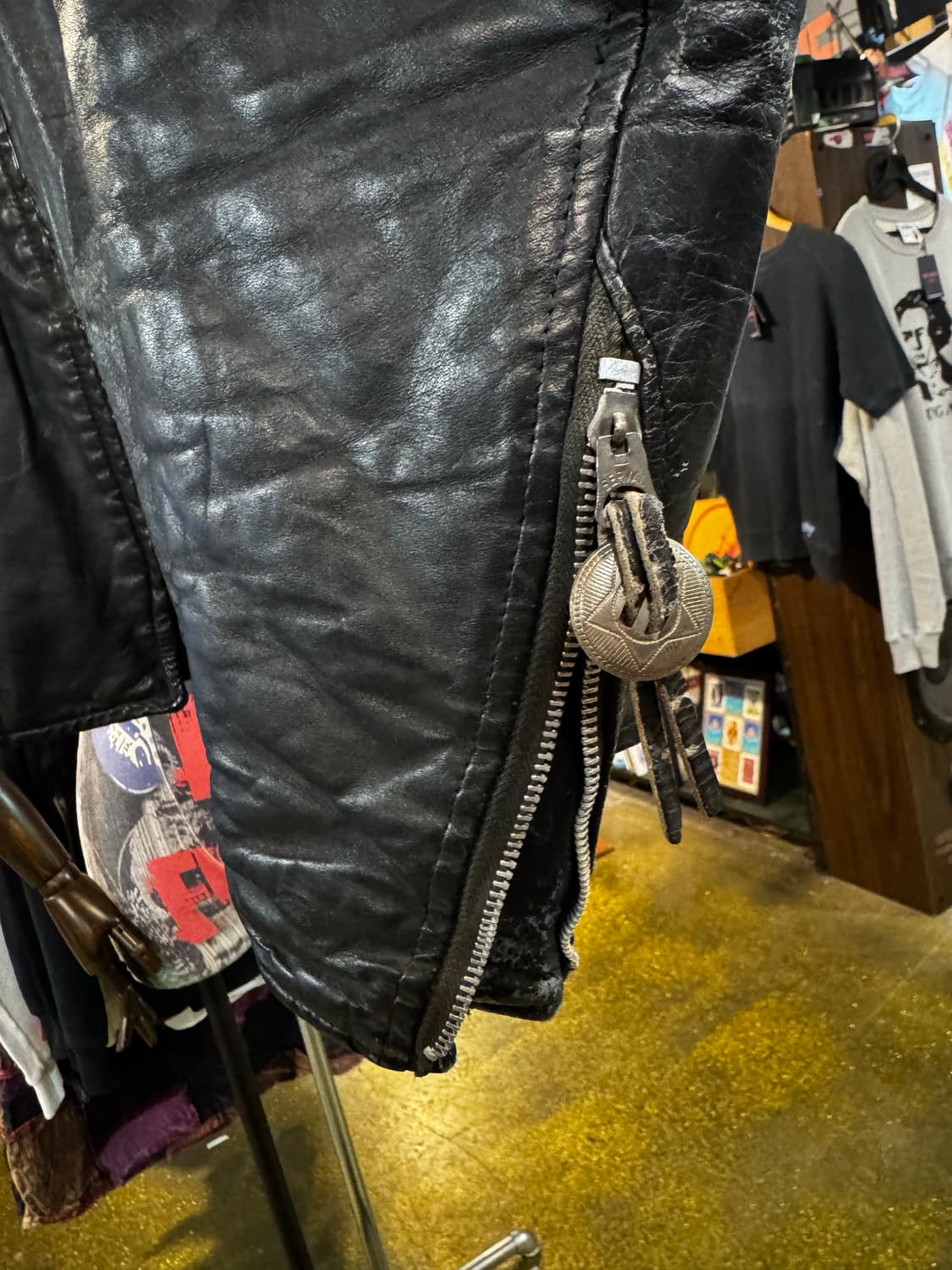 1960s Vintage CafeRacer Leather Jacket 상품이미지3