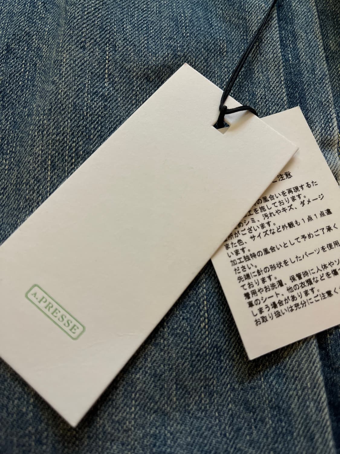 A.presse 25ss 1st Type Denim Jacket 상품이미지7