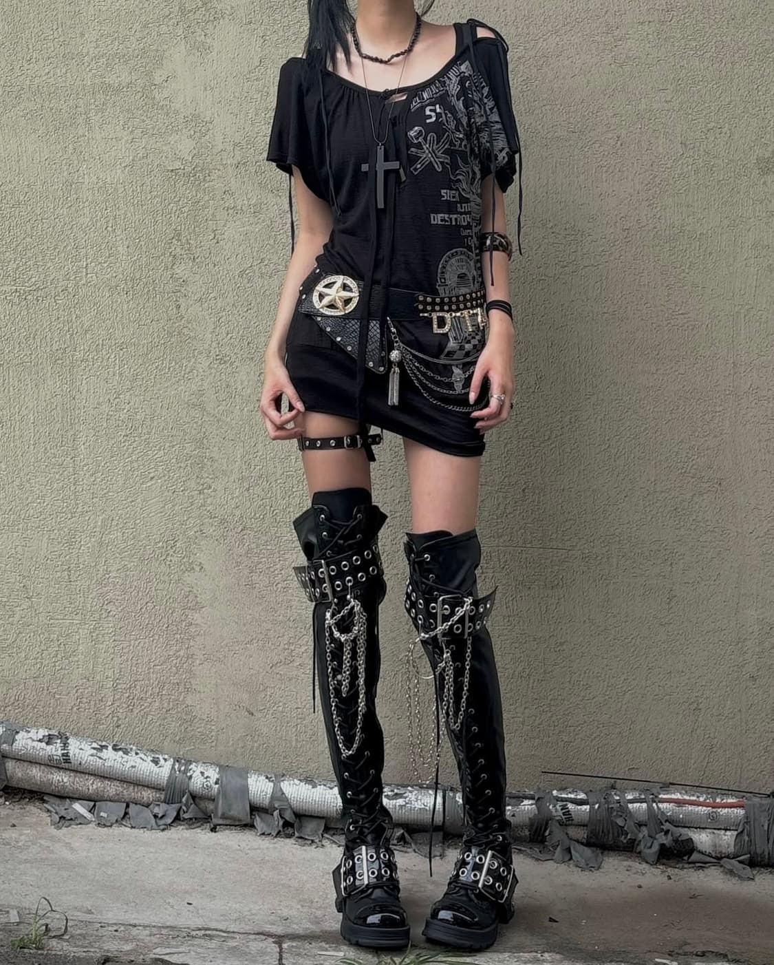 Salvage Back Rope Detail Onepiece 상품이미지2